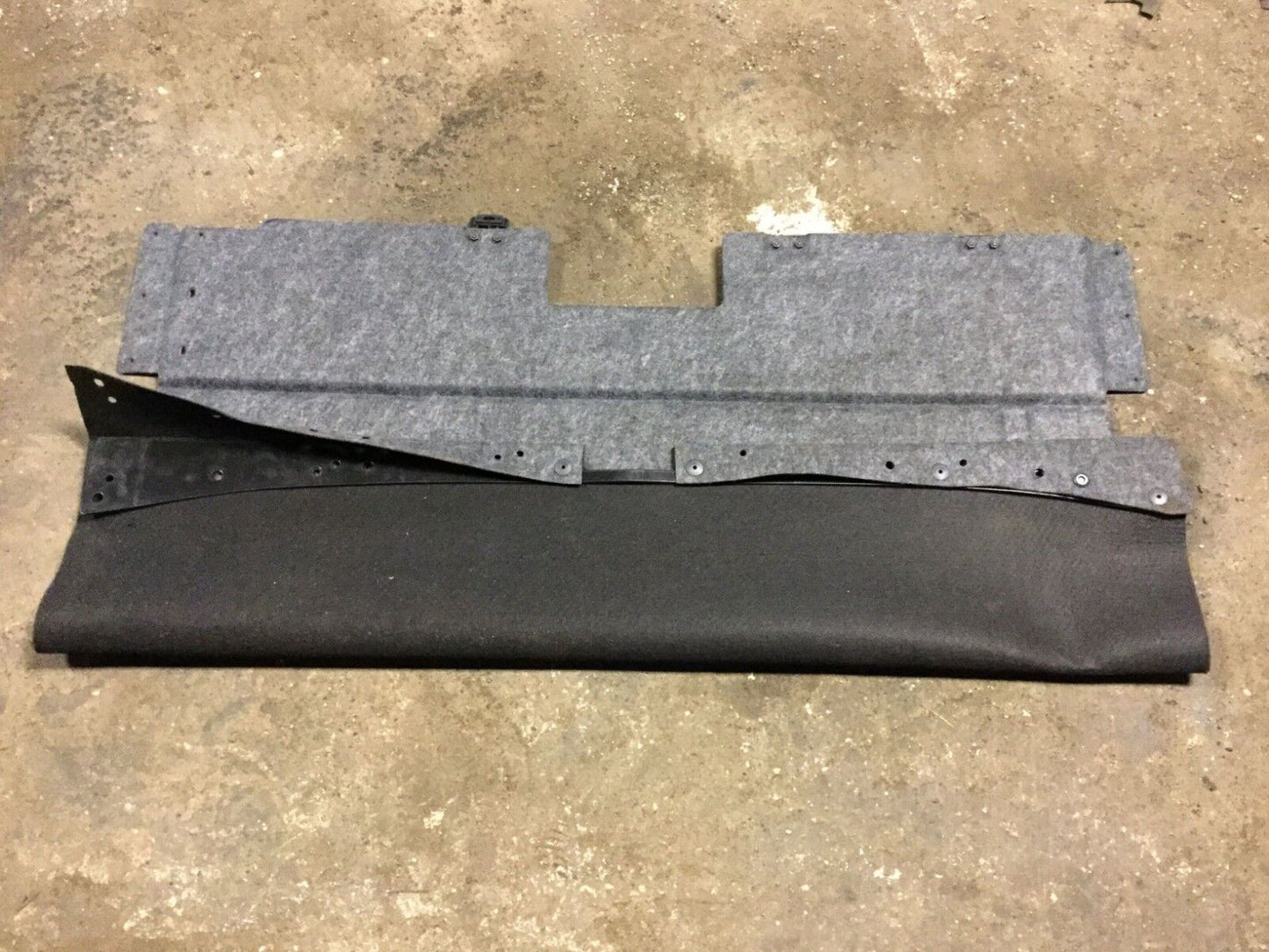 04 05 06 07 Saab 9-3 Convertible Rear Trunk Luggage Cover Panel Garnish OEM