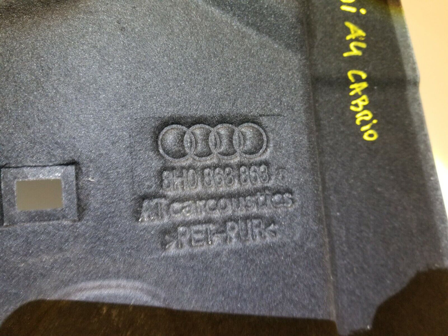 03 04 05 06 Audi A4 B6 Rear Convertible Trunk Lid Trim Panel OEM
