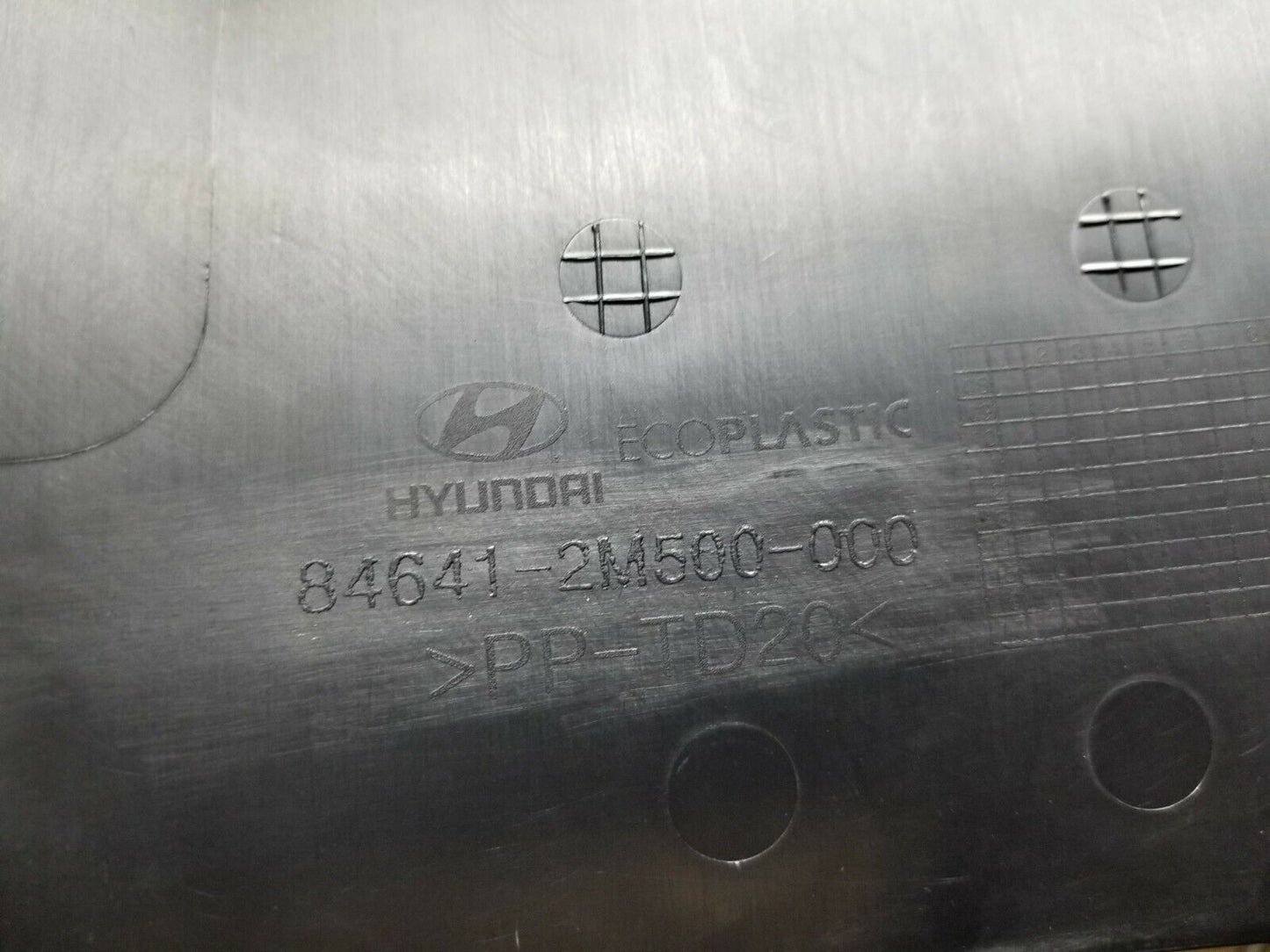 10 11 12 Hyundai Genesis Coupe Center Console Rear Back Trim Panel OEM