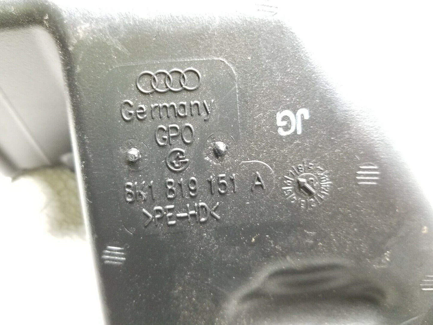 10 11 12 Audi Q5 Dash Dashboard Air Vent Tube Pipe Duct OEM 72k Miles