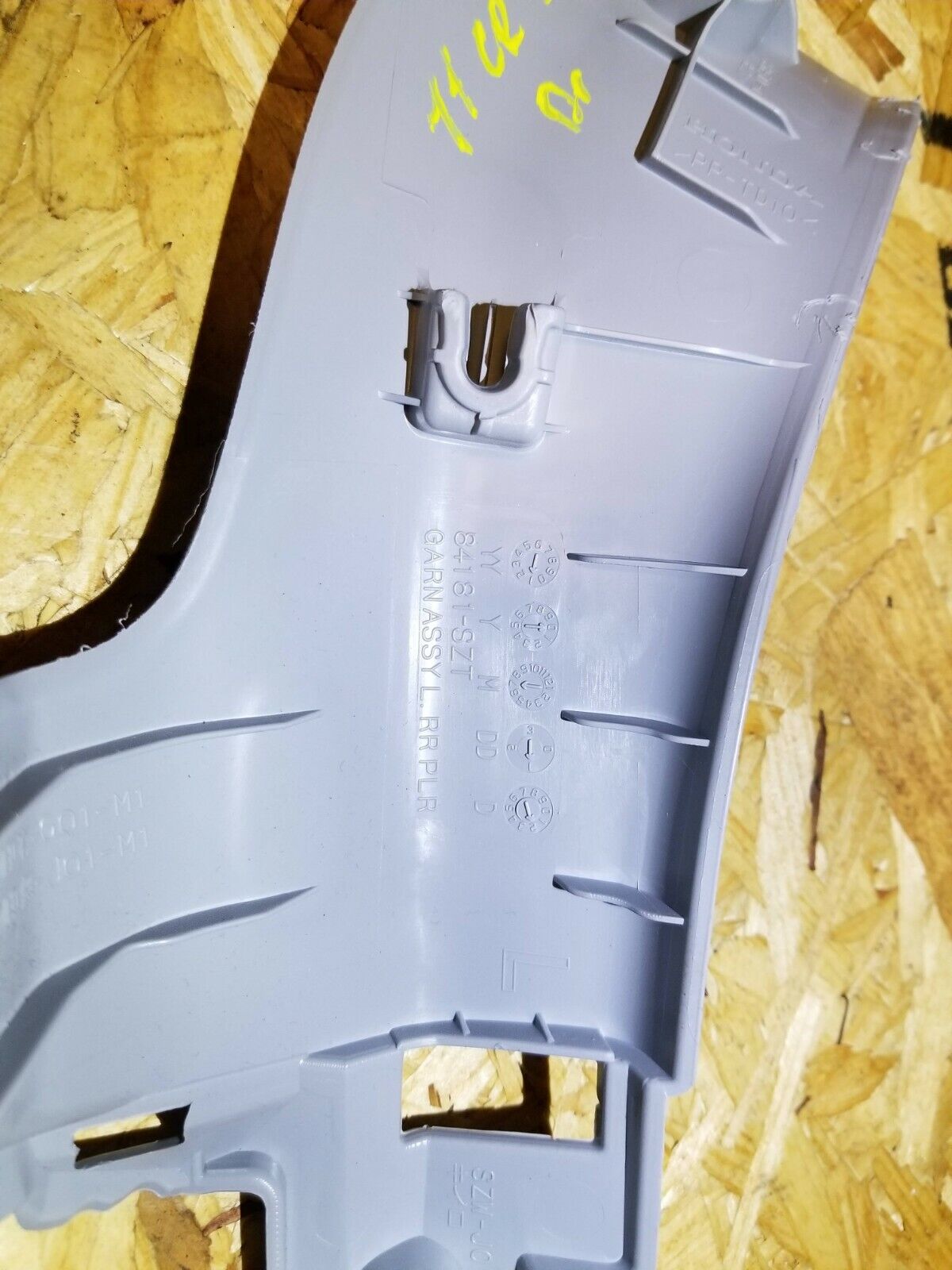 11 12 13 14 15 16 Honda Cr-z Rear Left Driver Upper C Pillar Trim OEM