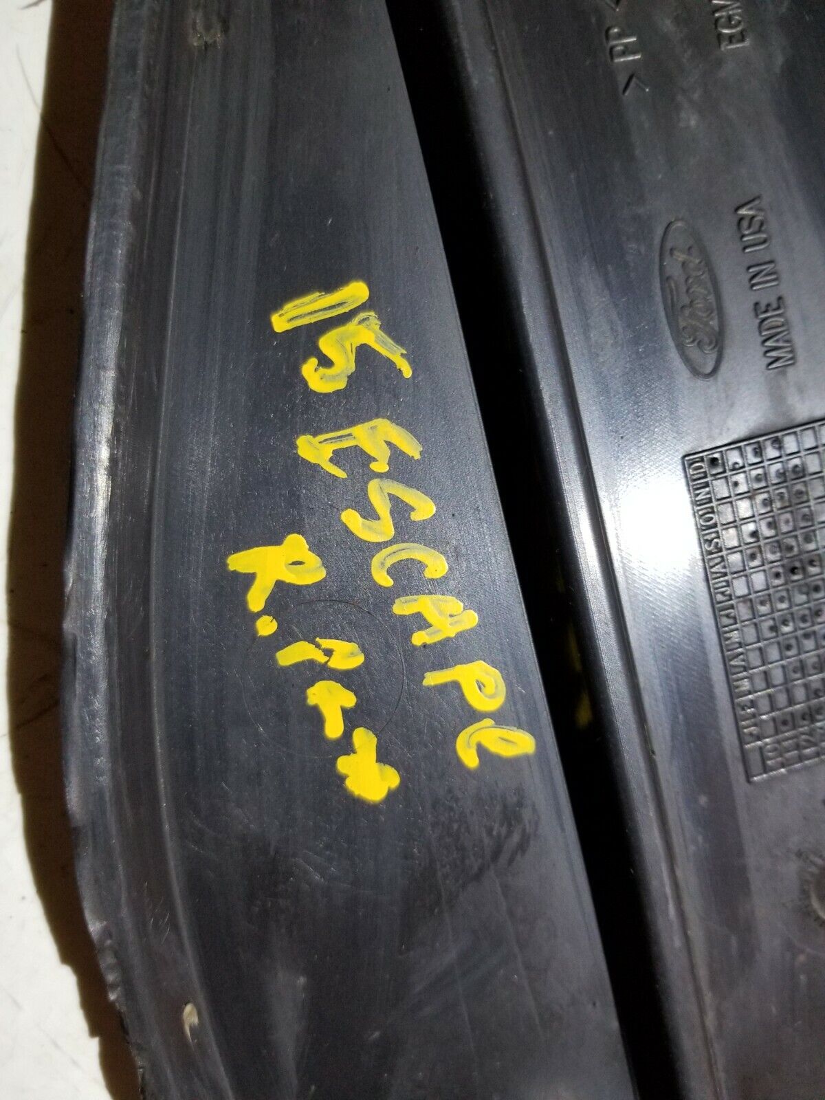 13 14 15 16 Ford Escape Rear Right Pass Under Body Splash Guard OEM 83k