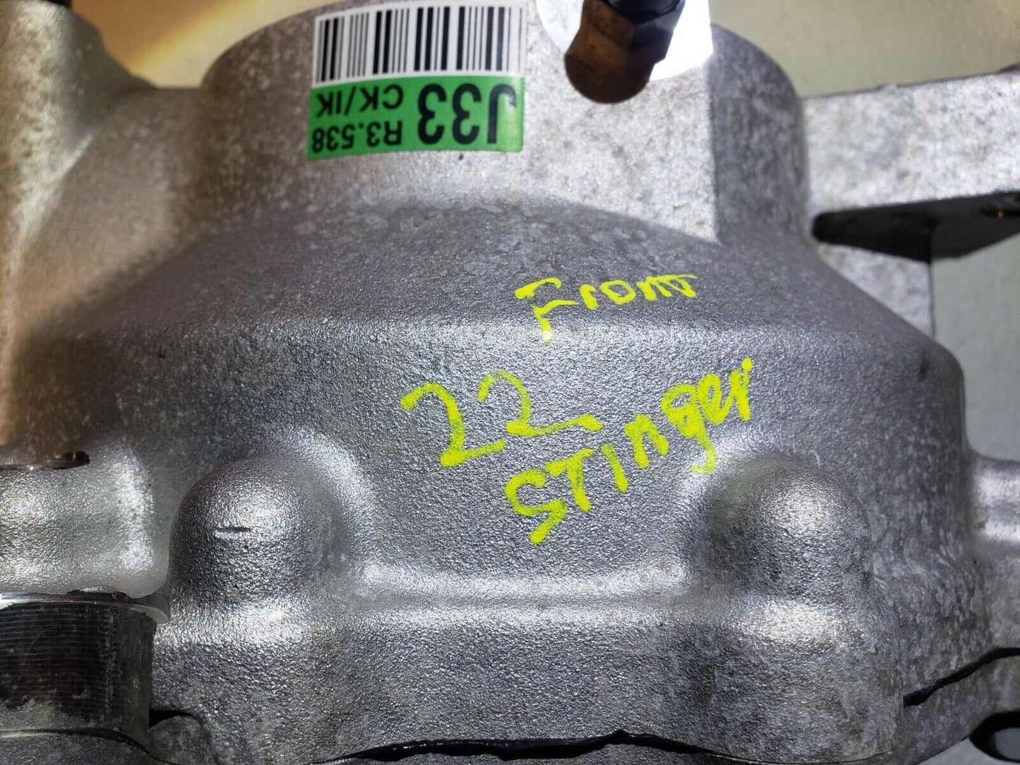 21 22 Kia Stinger 3.3l Front Differential Ratio 3.538. Only 312 Miles. T02160