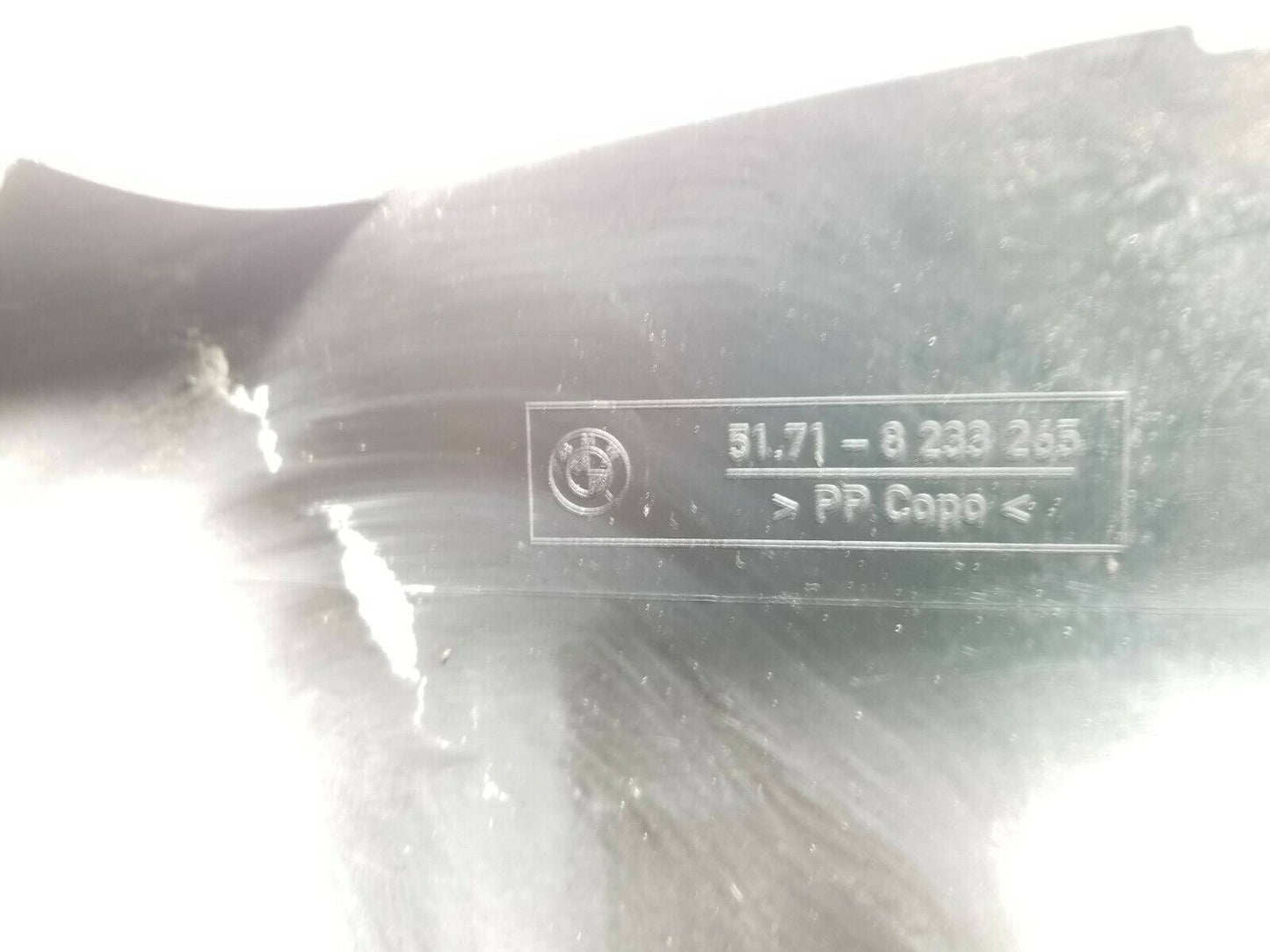 01 02 03 04 05 BMW E46 Sdn Fuel Vapor Canister Cover Pass Fender OEM 125k