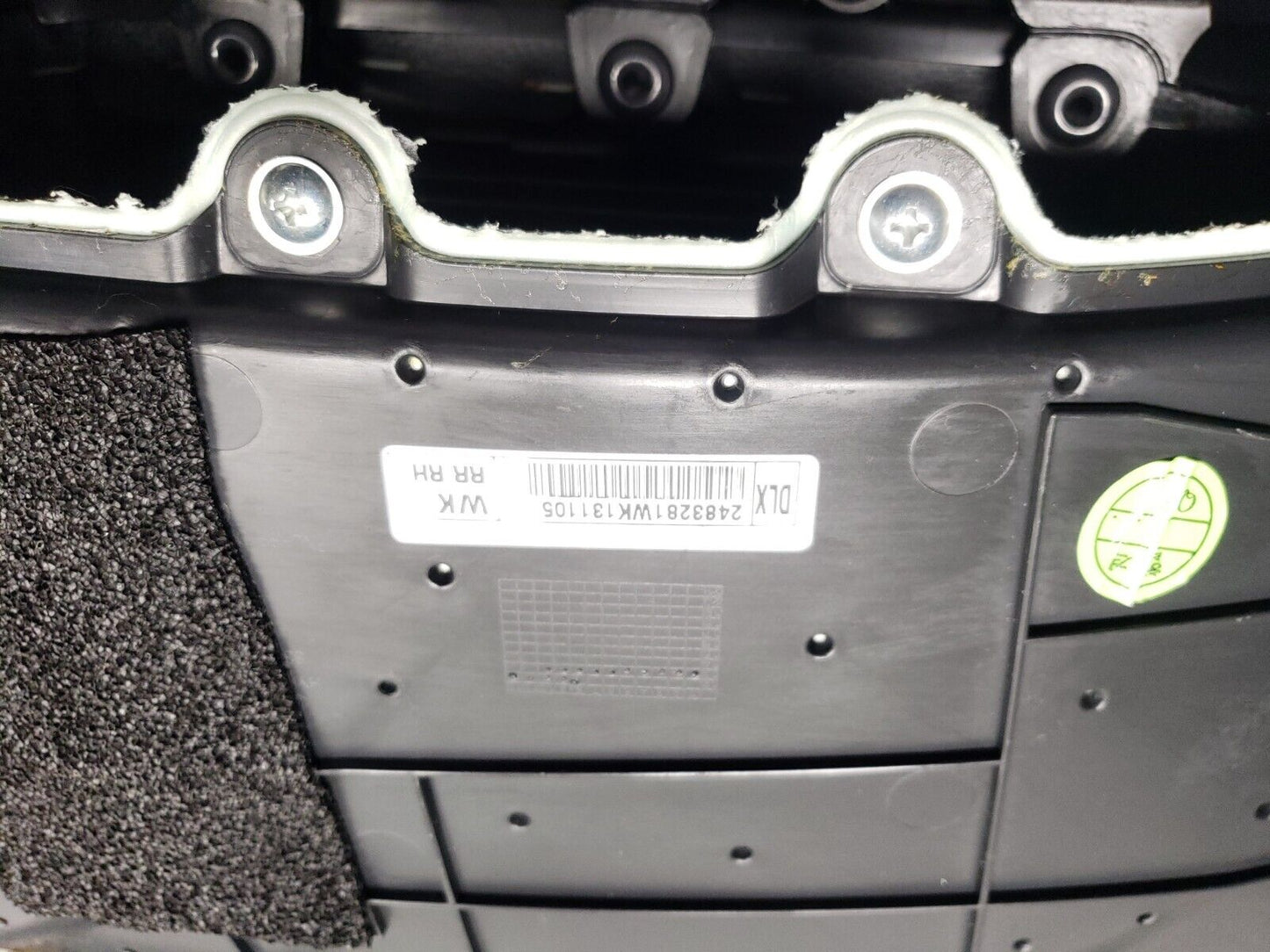 14 15 16 Kia Forte Rear Door Trim Panel Passenger Right Side OEM 73k Miles