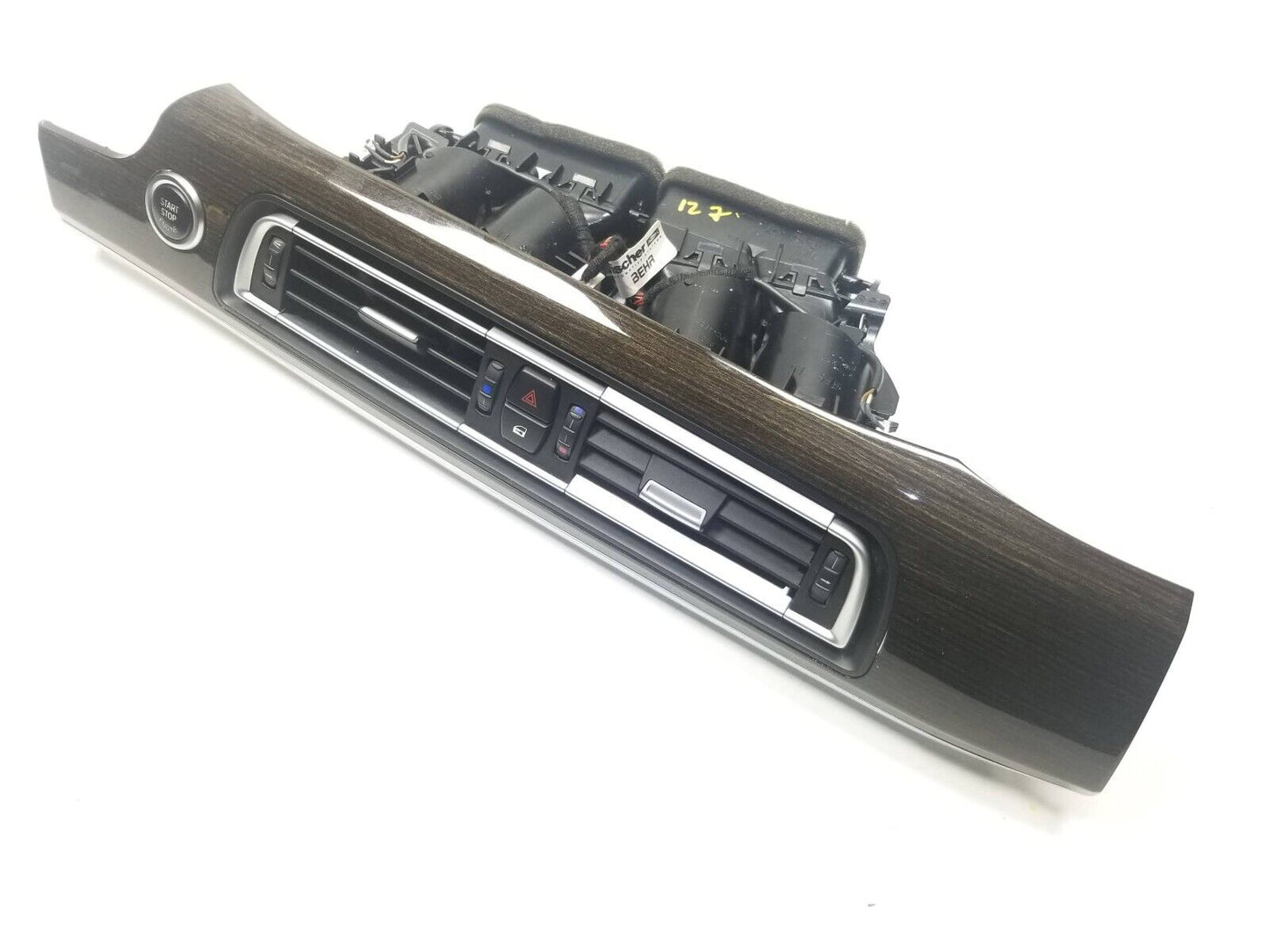 09 10 11 12 BMW 750li Dash Center Air Vent Panel W/ Start & Hazard Switch OEM
