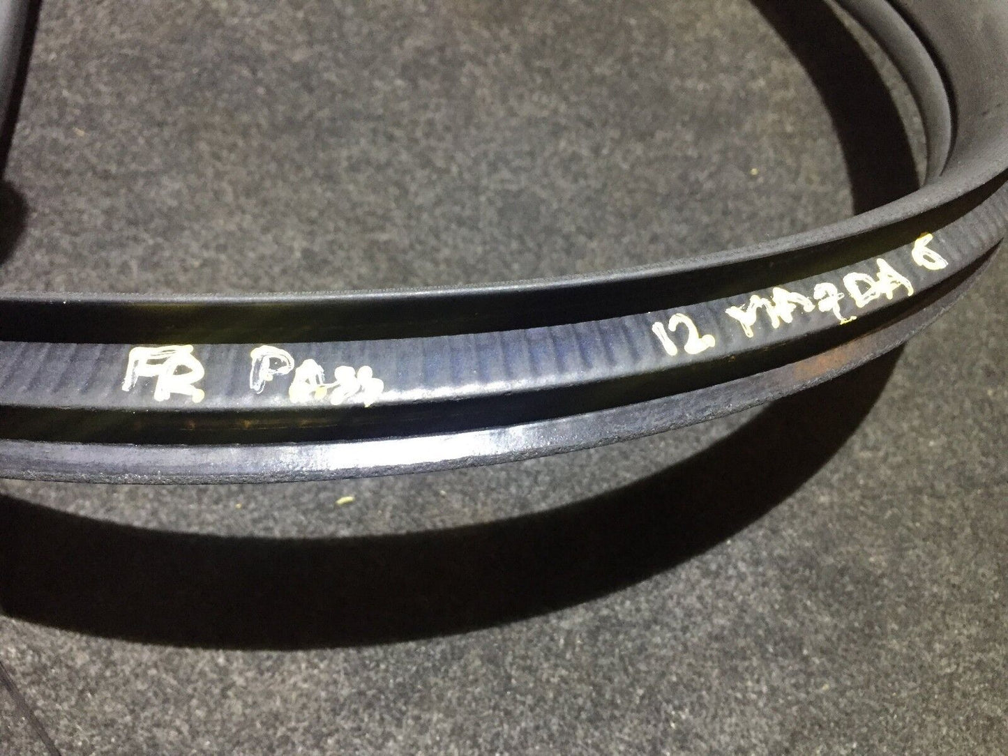 09 10 11 12 13 Mazda 6 Front Right Pass Door Weatherstrip Seal OEM