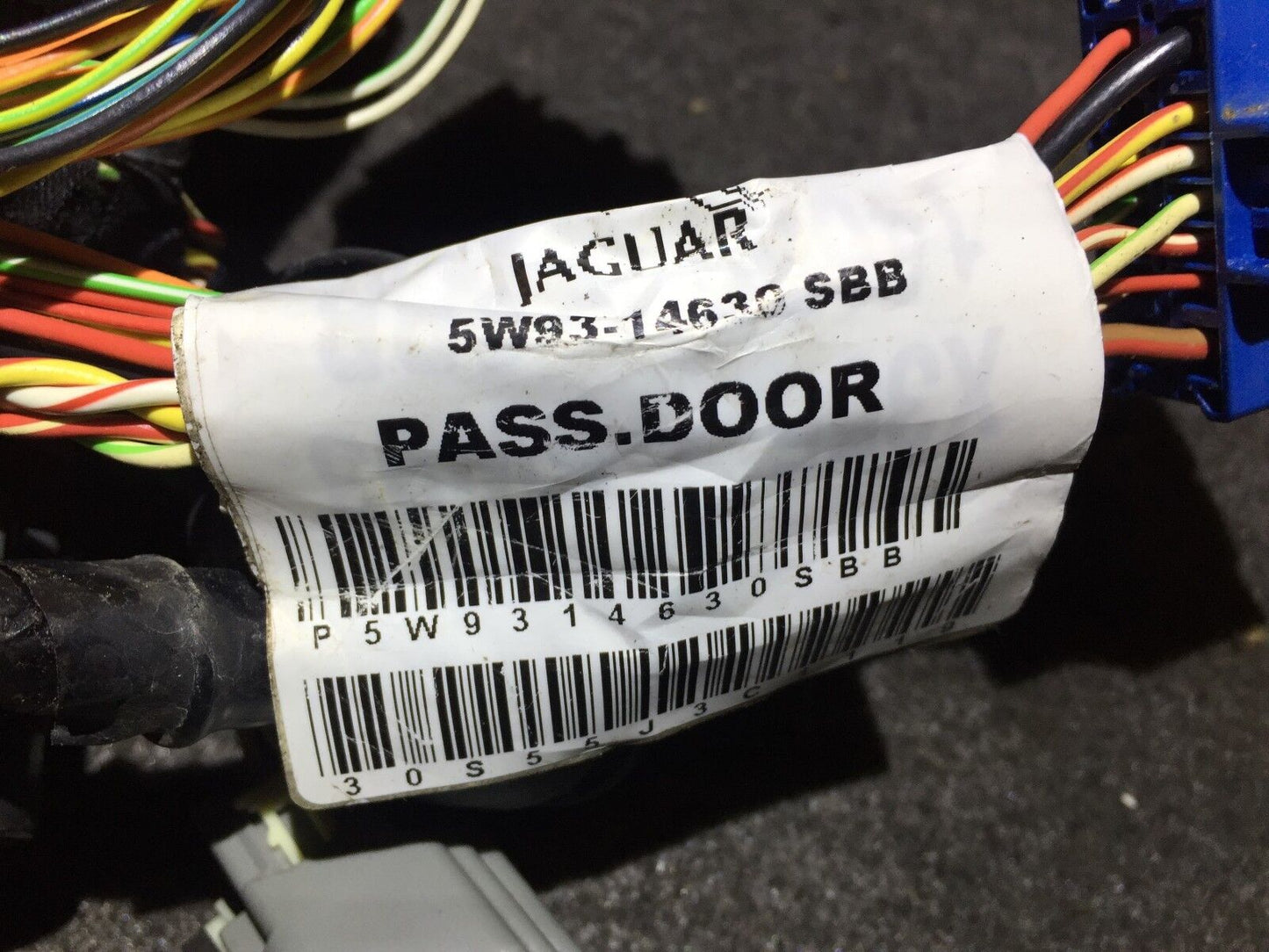 04 05 06 07 08 09 Jaguar Xj8 Front Right Passenger Door Wire Wiring Harness OEM