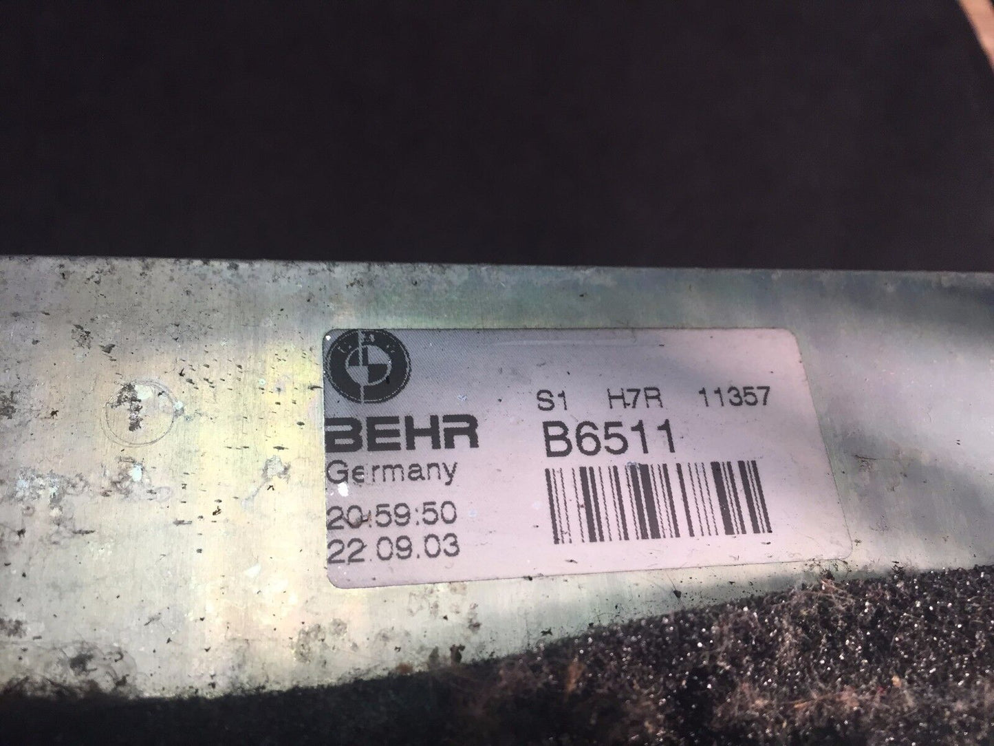 02 03 04 05 BMW 745i E65 A/c Evaporator Core W/ Expansion Valve OEM  Behr