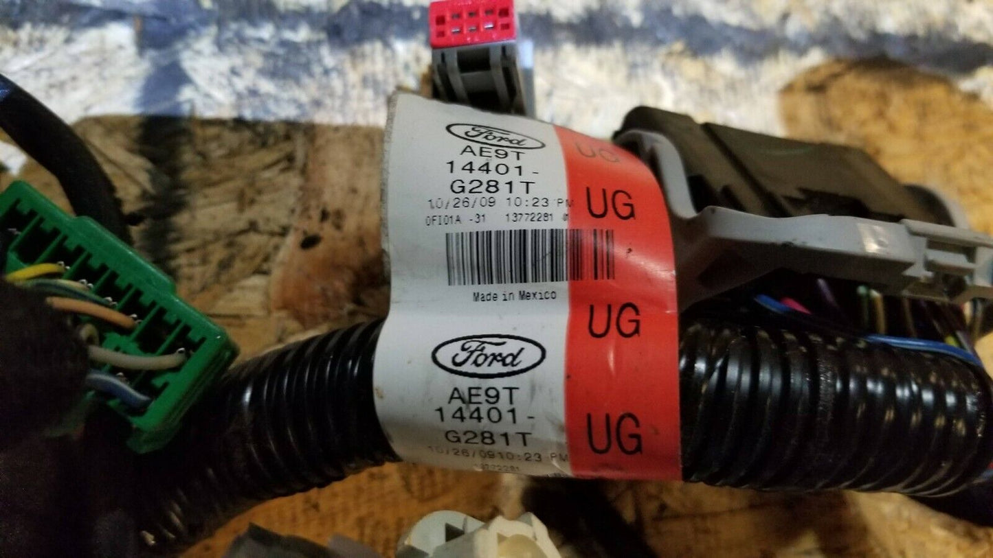 10 11 12 Lincoln MKT 3.5l Dash Dashboard Wire Wiring Harness OEM