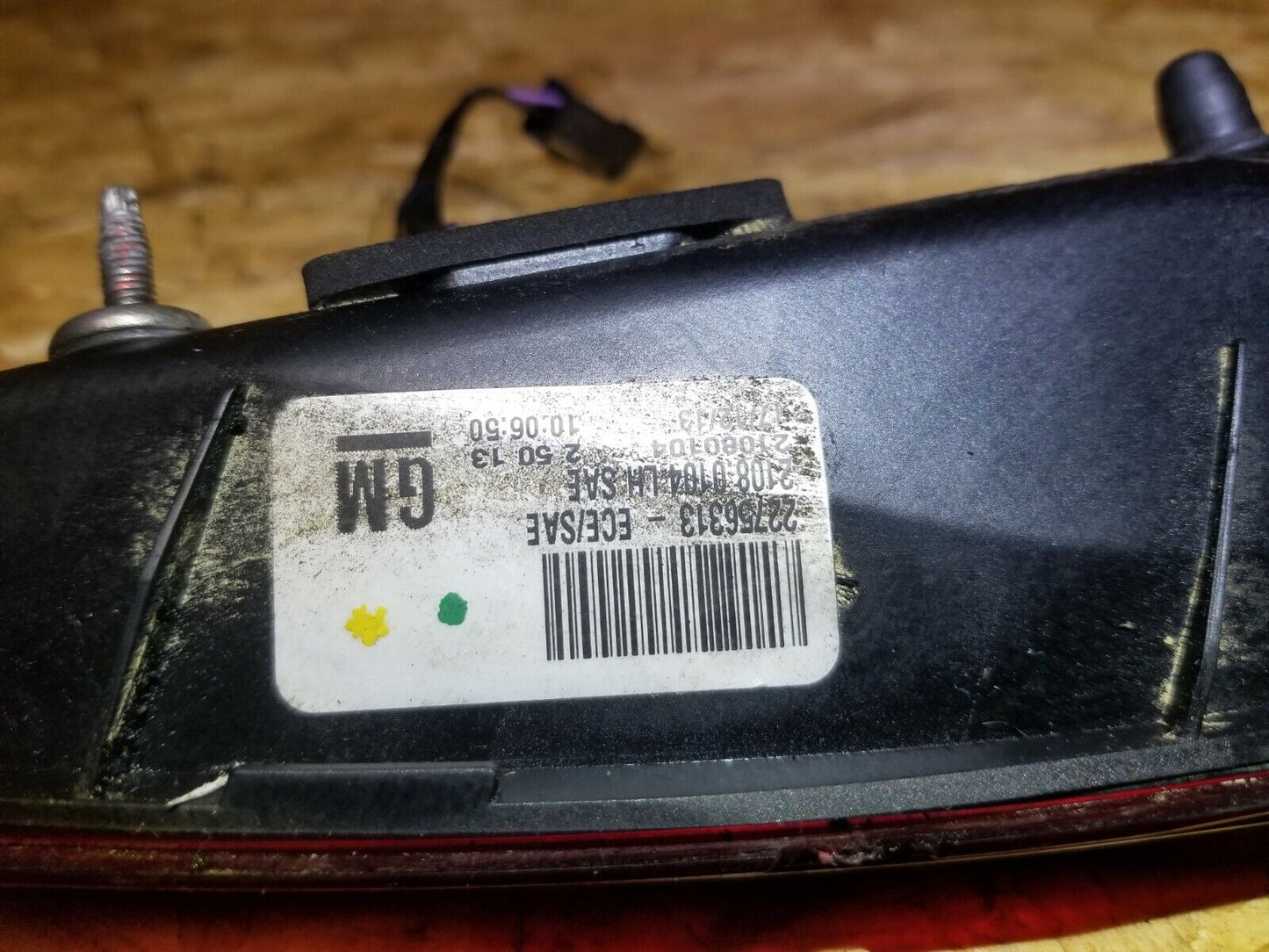 14 15 16 17 Buick Regal Tail Light Inner Lid Mount Driver Side Led OEM 59k