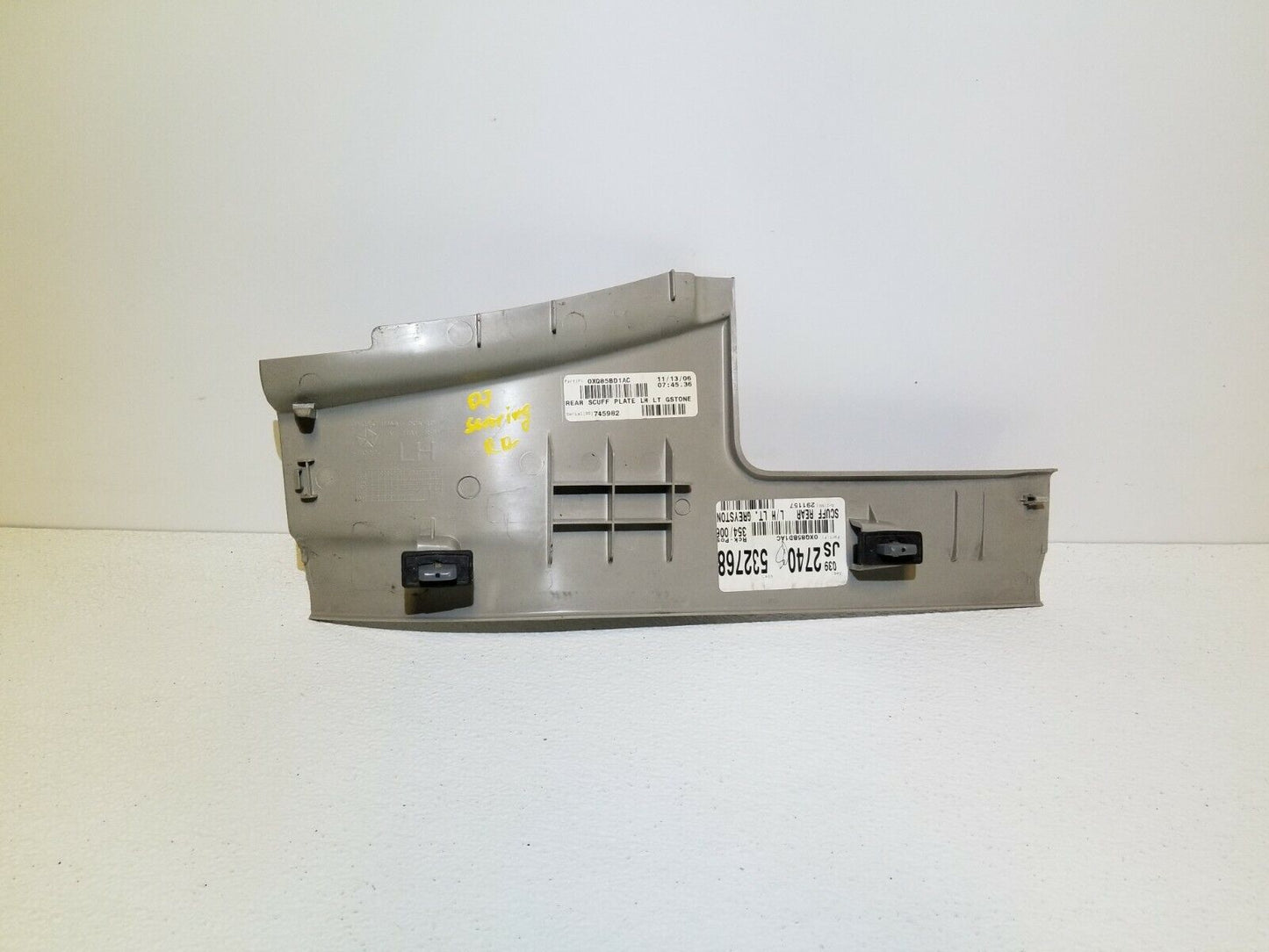07 08 09 10 Chrysler Sebring Rear Left Driver Door Sill Scuff Plate Trim OEM