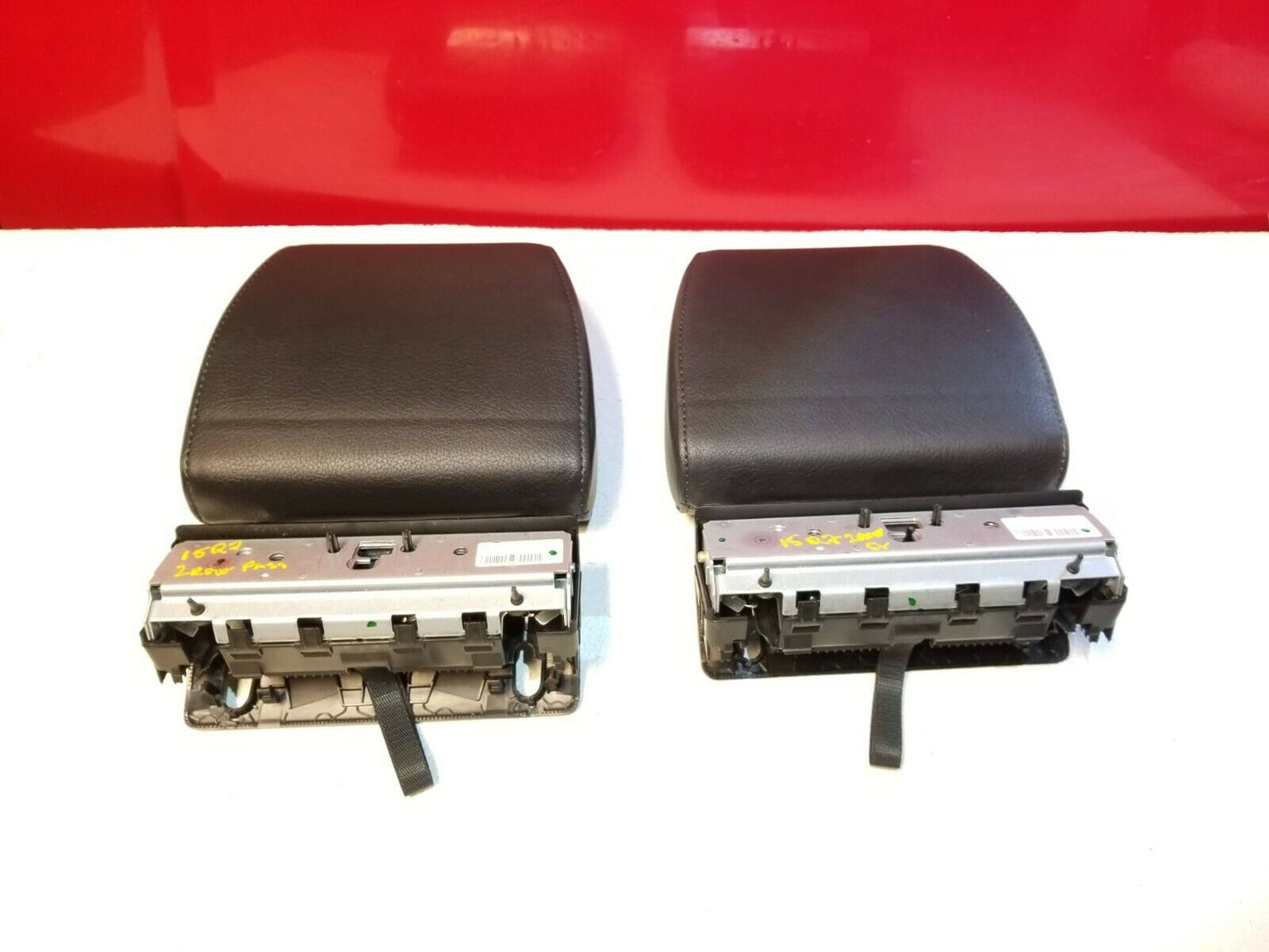 11 12 13 14 15  Audi Q7 Rear 2nd Row Seat Headrest Head Rest Pair OEM