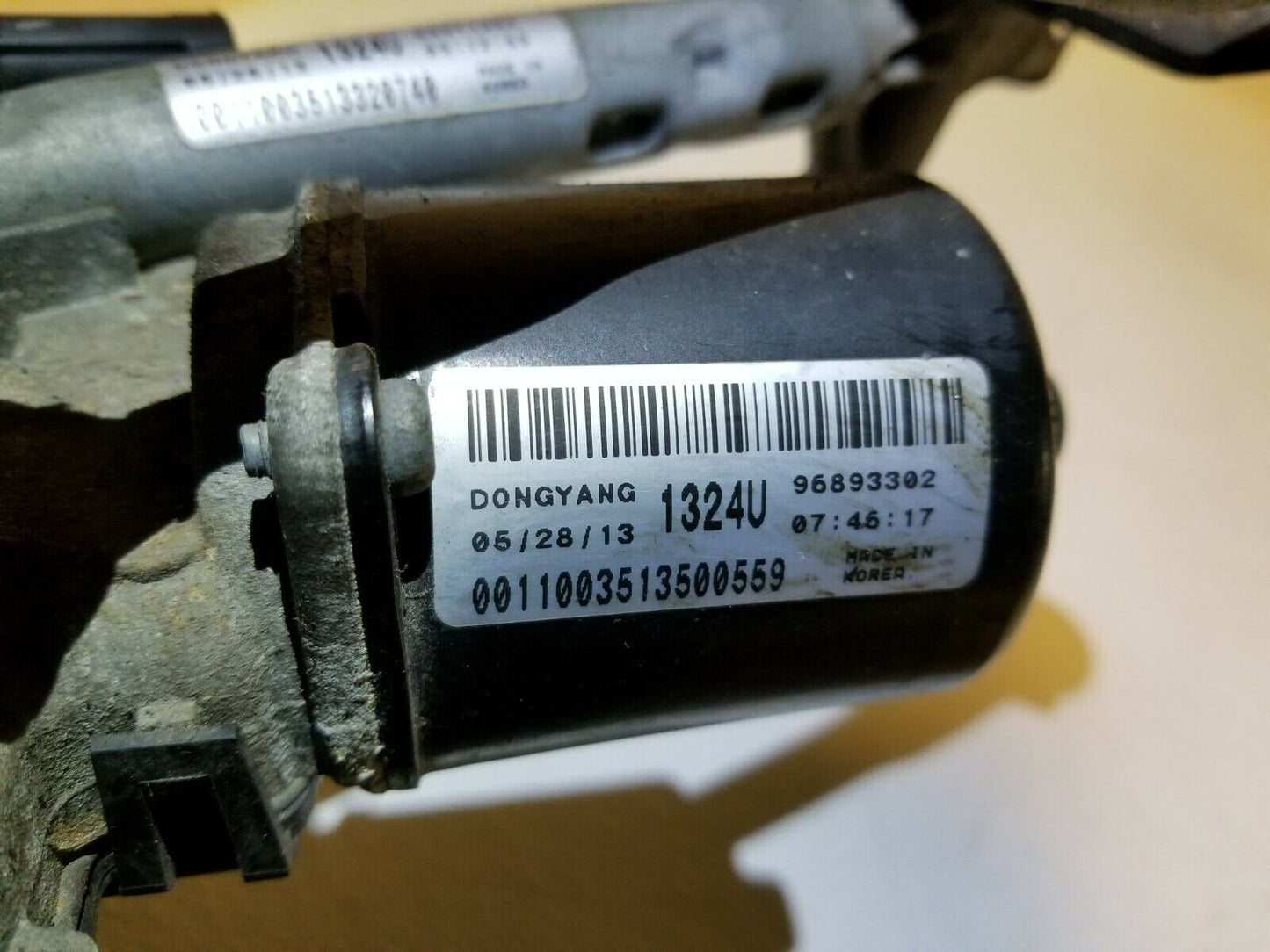 11 12 13 14 15 Chevy Cruze Windshield Wiper Motor W/ Linkage OEM 23k Miles