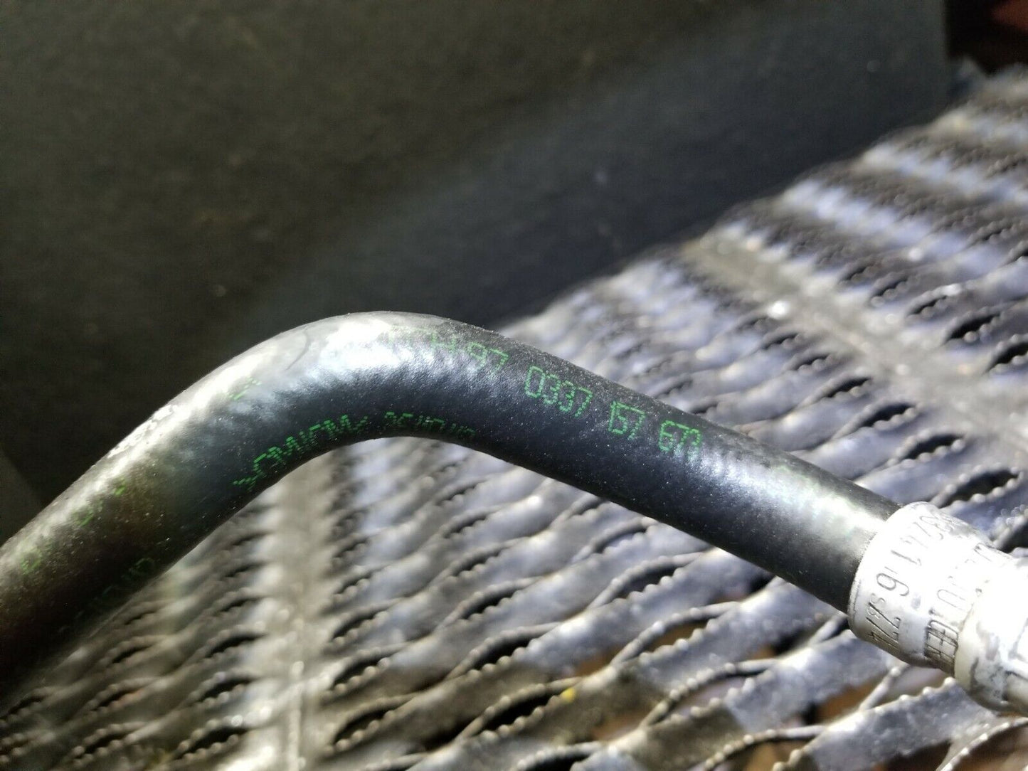 11 12 13 BMW 128i Power Steering High Pressure Return Hose OEM