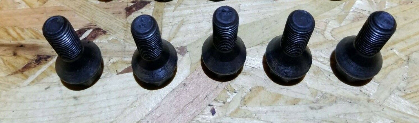 04 05 06 07 BMW 530xi E60 Wheel Lug Nut Bolt 5pcs OEM