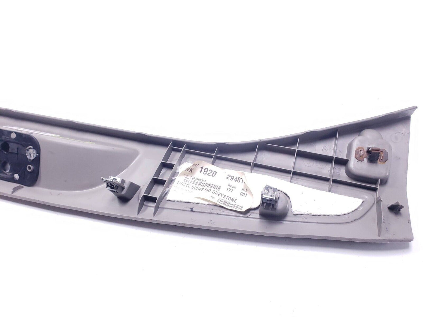 11 12 13 Jeep Grand Cherokee Rear Trunk Sill Scuff Plate Trim Cover Liftgate OEM