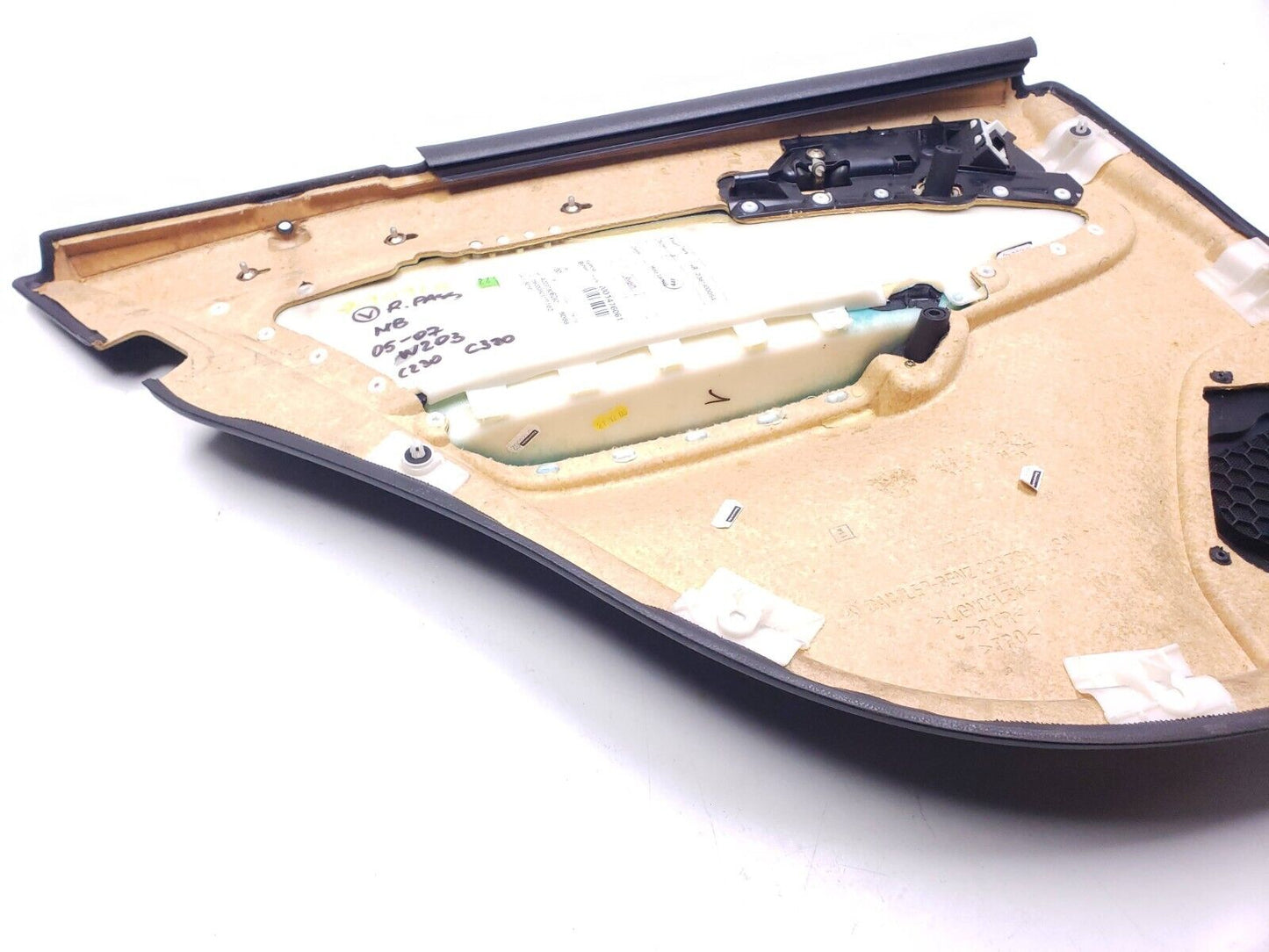 03 04 05 06 Mercedes Rear Door Panel Trim Passenger Right Side W203 C230 Sdn OEM