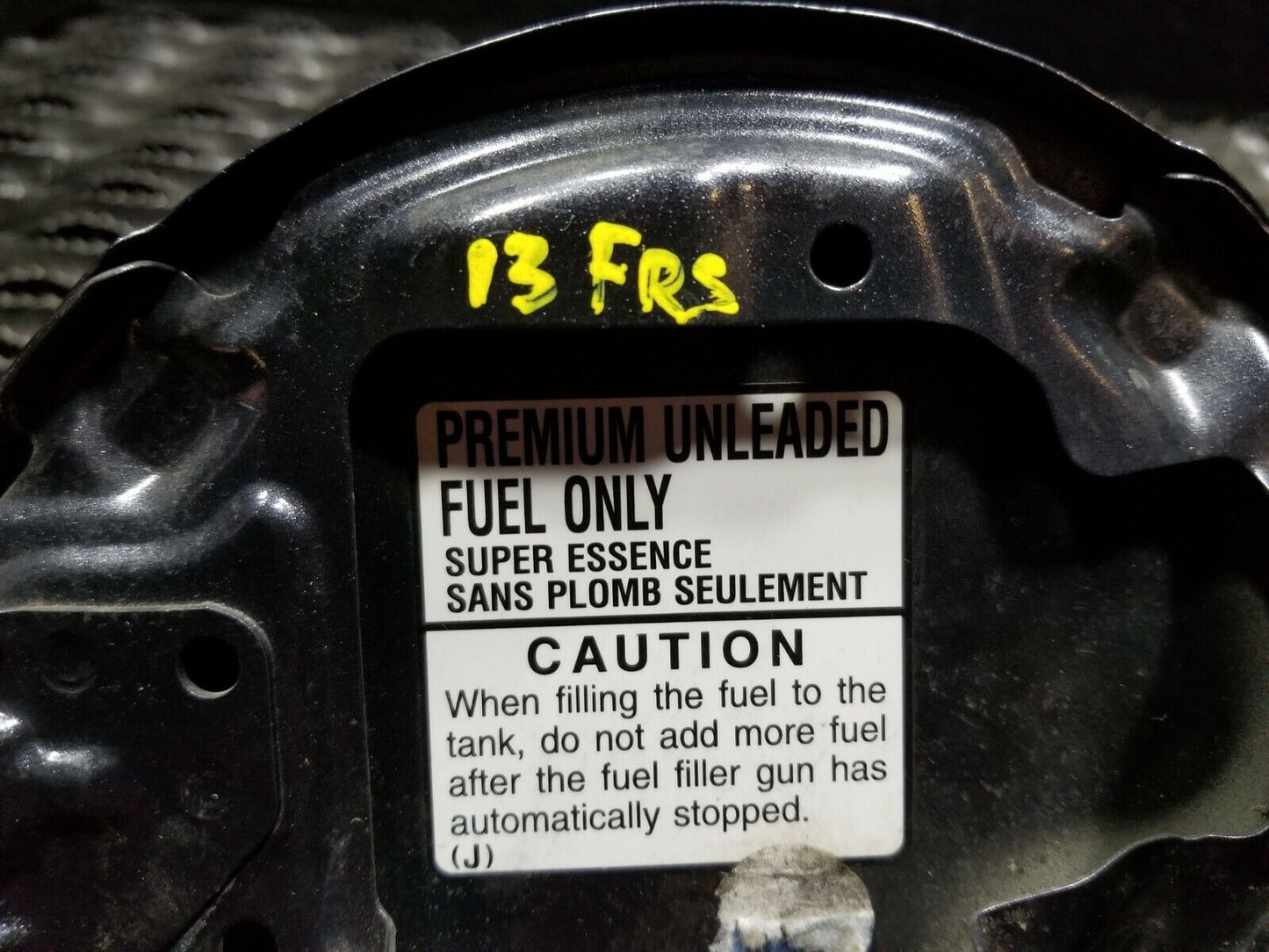 13 14 15 16 Scion Fr-s Fuel Tank Door Lid Color Code : 61k OEM