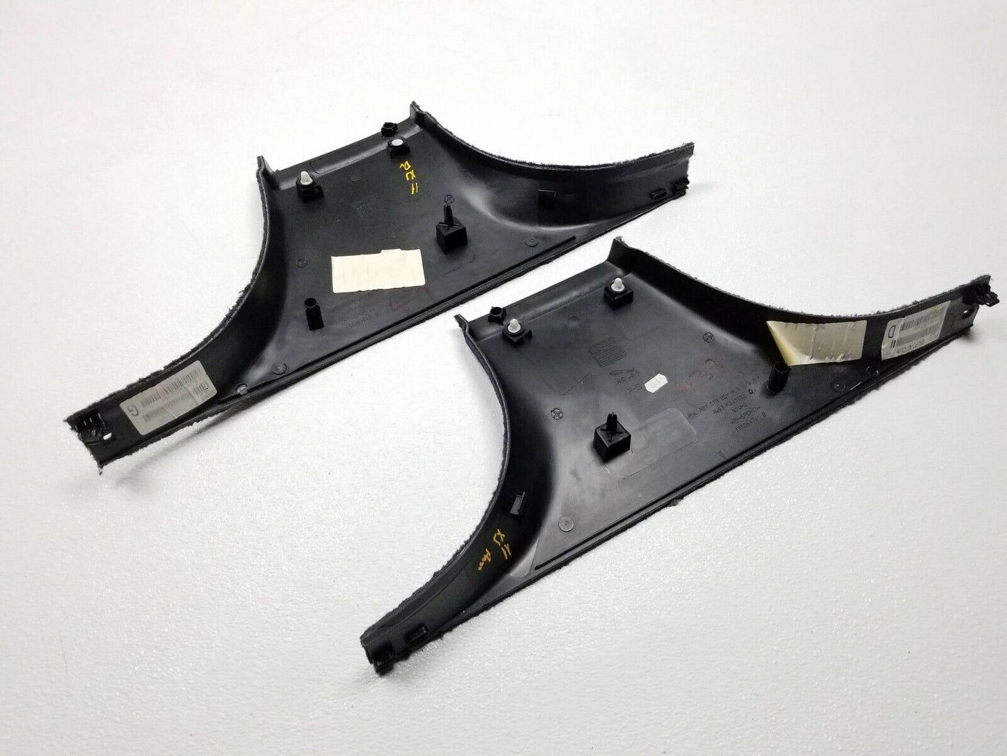 10 11 12 13 Jaguar XJ Center B Pillar Lower Trim Cover Left & Right Pair OEM