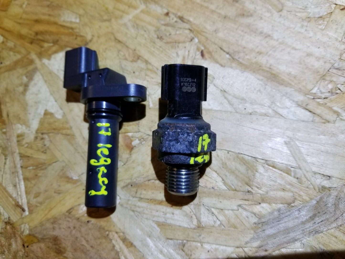 16 17 Subaru Legacy 2.5l Crankshaft Oil Pressure Sensor 2pcs OEM 10k Miles