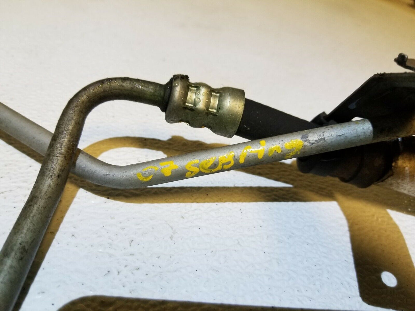07 08 09 10 Chrysler Sebring Power Steering Hight Pressure Hose Pipe Line OEM