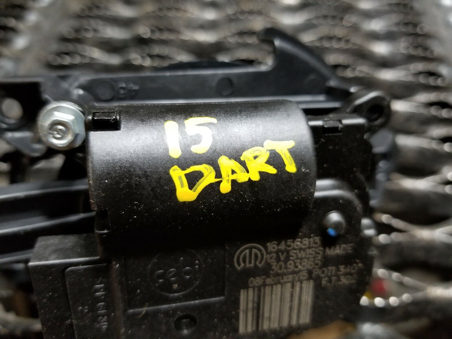 13 14 15 16  Dodge Dart AC A/c Heater Flap Motor Actuator OEM 76k Miles
