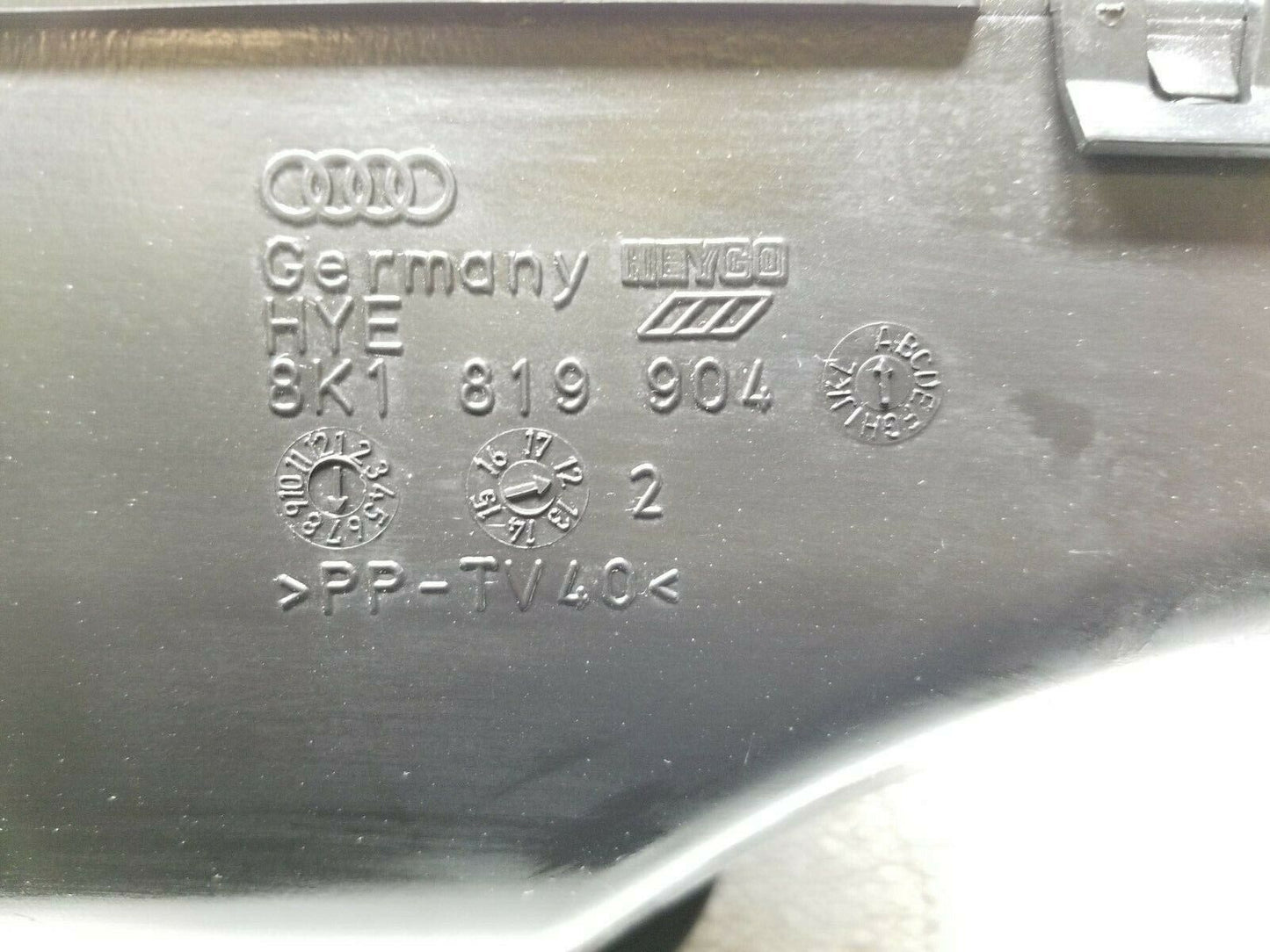 10 11 12 Audi Q5 Cabin Heater Air HVAC Intake Duct OEM 72k Miles
