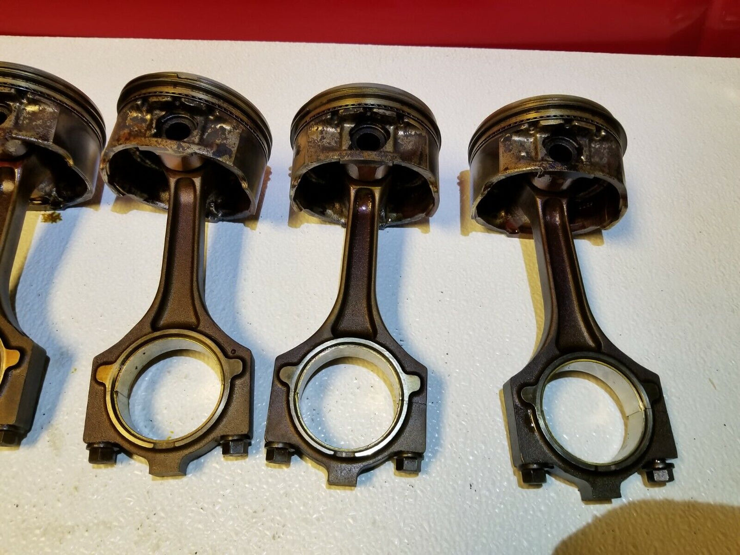 05 06 07 08 Jaguar X-type 3.0l Connecting Rod W/ Piston - Std 6pcs OEM 86k Miles