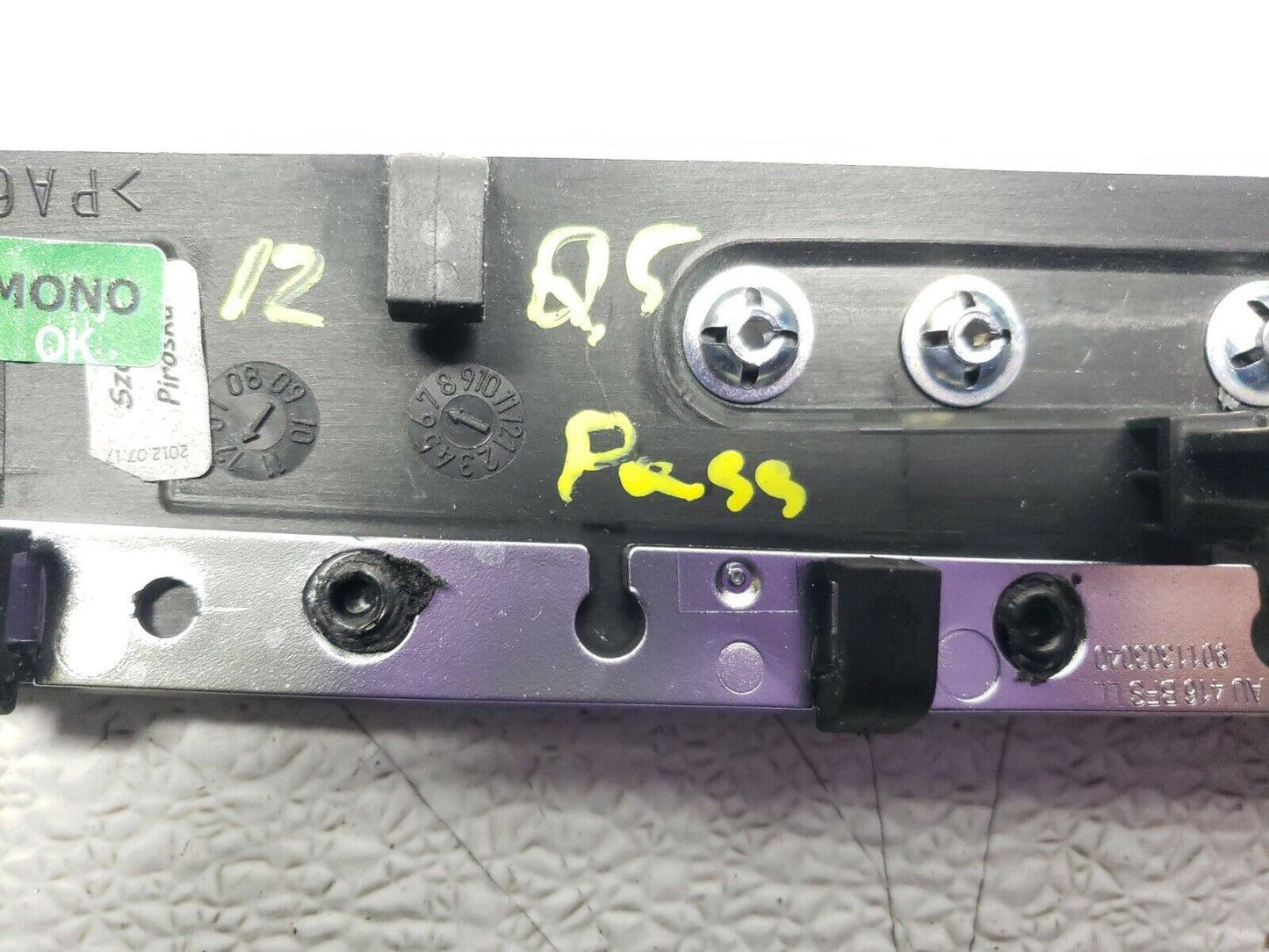 10 11 12 Audi Q5 Right Pass Dashboard Dash Trim Molding OEM 72k