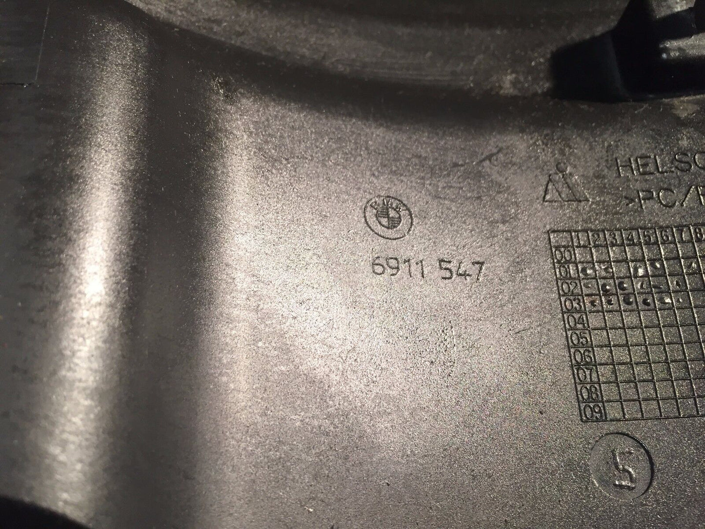 02 03 04 05 BMW 745i E65 Steering Column Lower Trim Panel 6911547 OEM