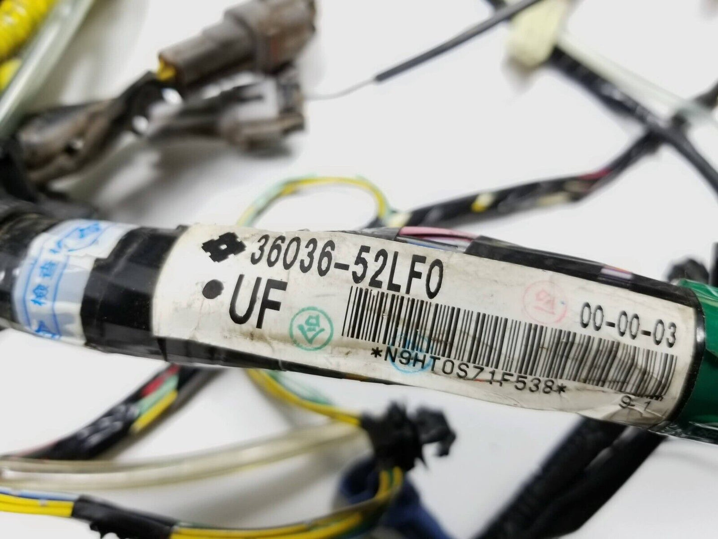 07 - 09 Suzuki Sx4 Interior Wire Wiring Harness OEM