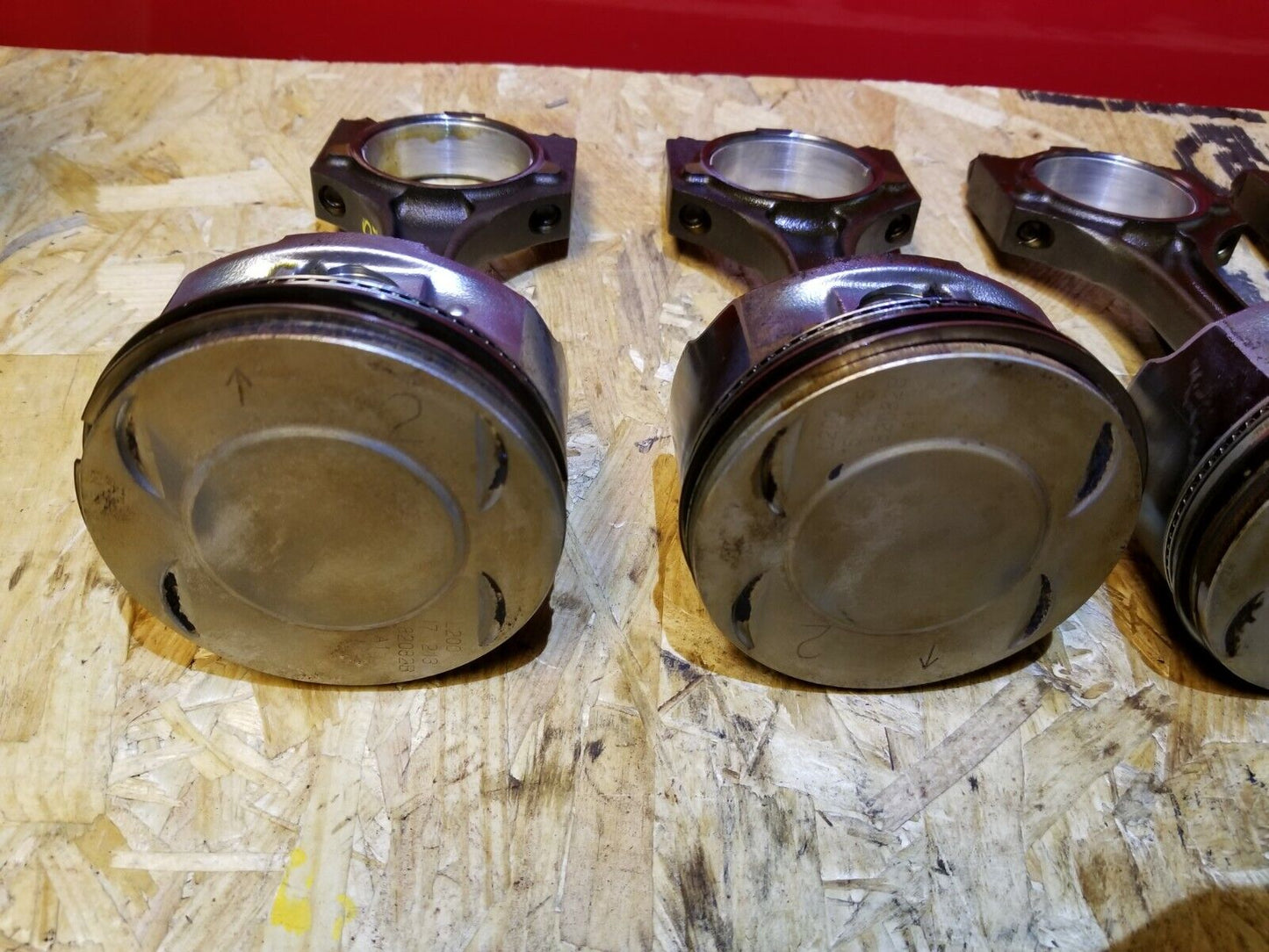 06 07 08 09 Mercury Milan 3.0l Piston W/ Connecting Rod 6pcs Std OEM 71k Miles