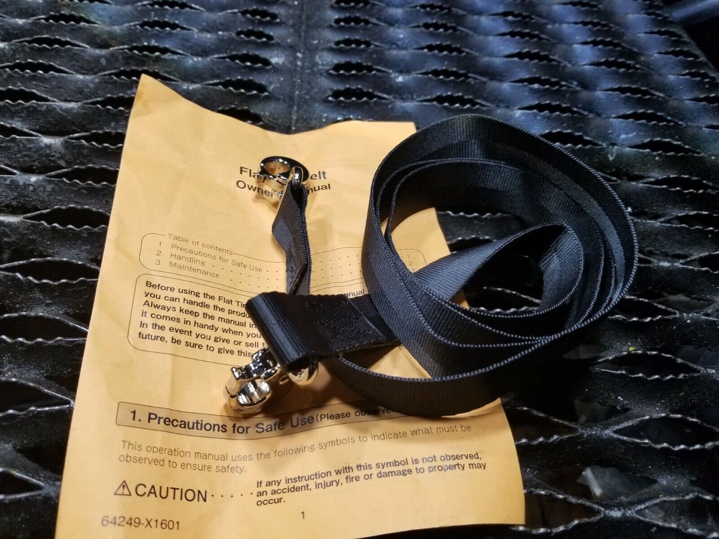 11 12 13 14 15 16 Scion Tc Flat Tire Belt OEM 74k