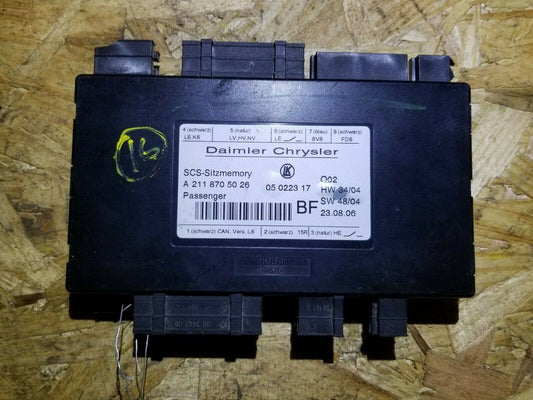 07 2007 Mercedes-benz Gl450 Front Left Driver Seat Control Module Computer OEM