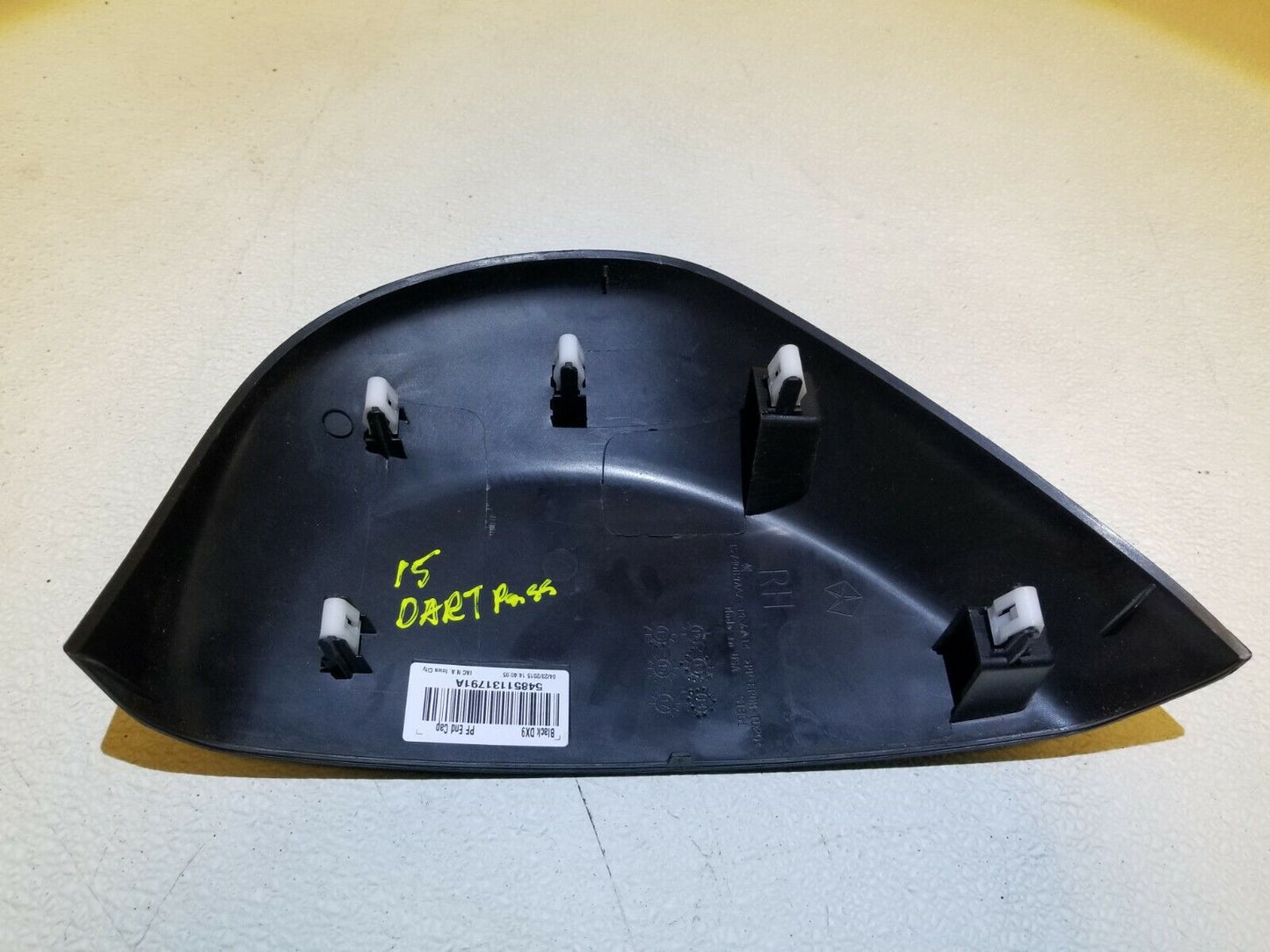 13 14 15 16  Dodge Dart Dash End Cap Trim Right Pass Side Ome 76k