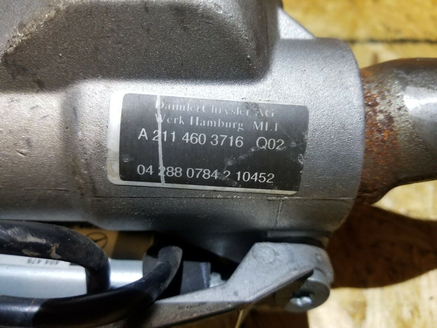 2006 2006 2007 Mercedes Benz C230 Steering Column W/ Linkage Shaft OEM
