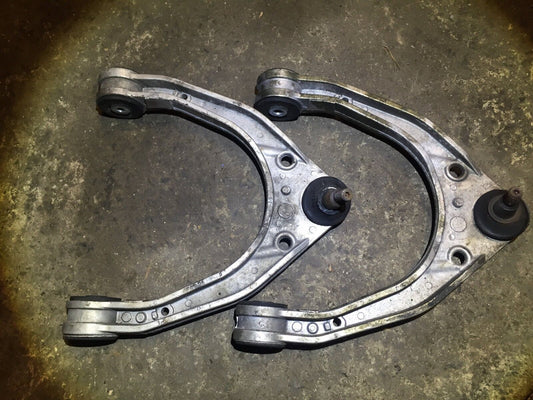 03 04 05 06 Porsche Cayenne Front Right & Left Side Upper Control Arm Pair OEM