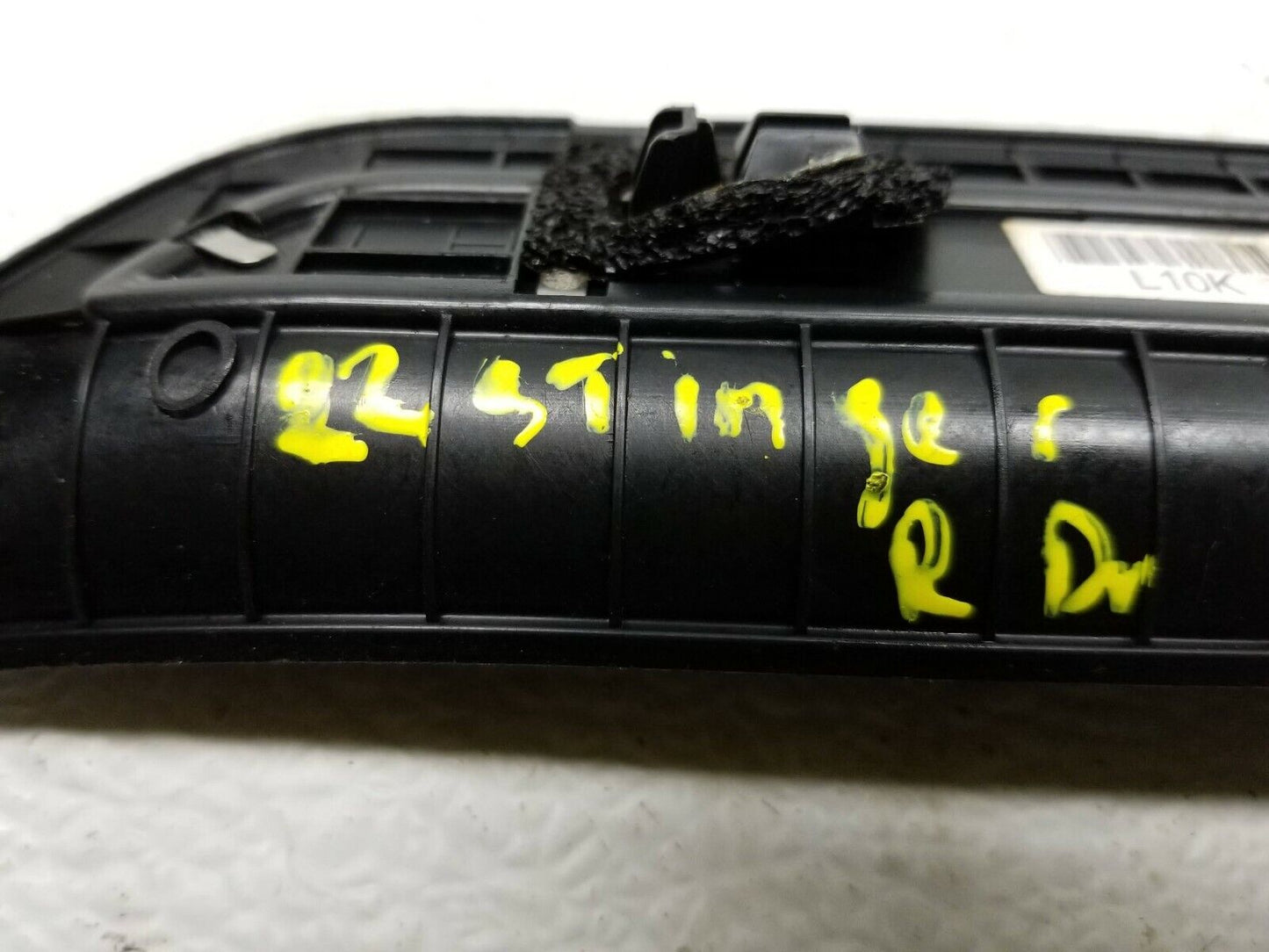 20 21 22 Kia Stinger Rear Left Driver Door Sill Scuff Plate Trim OEM 312 Miles