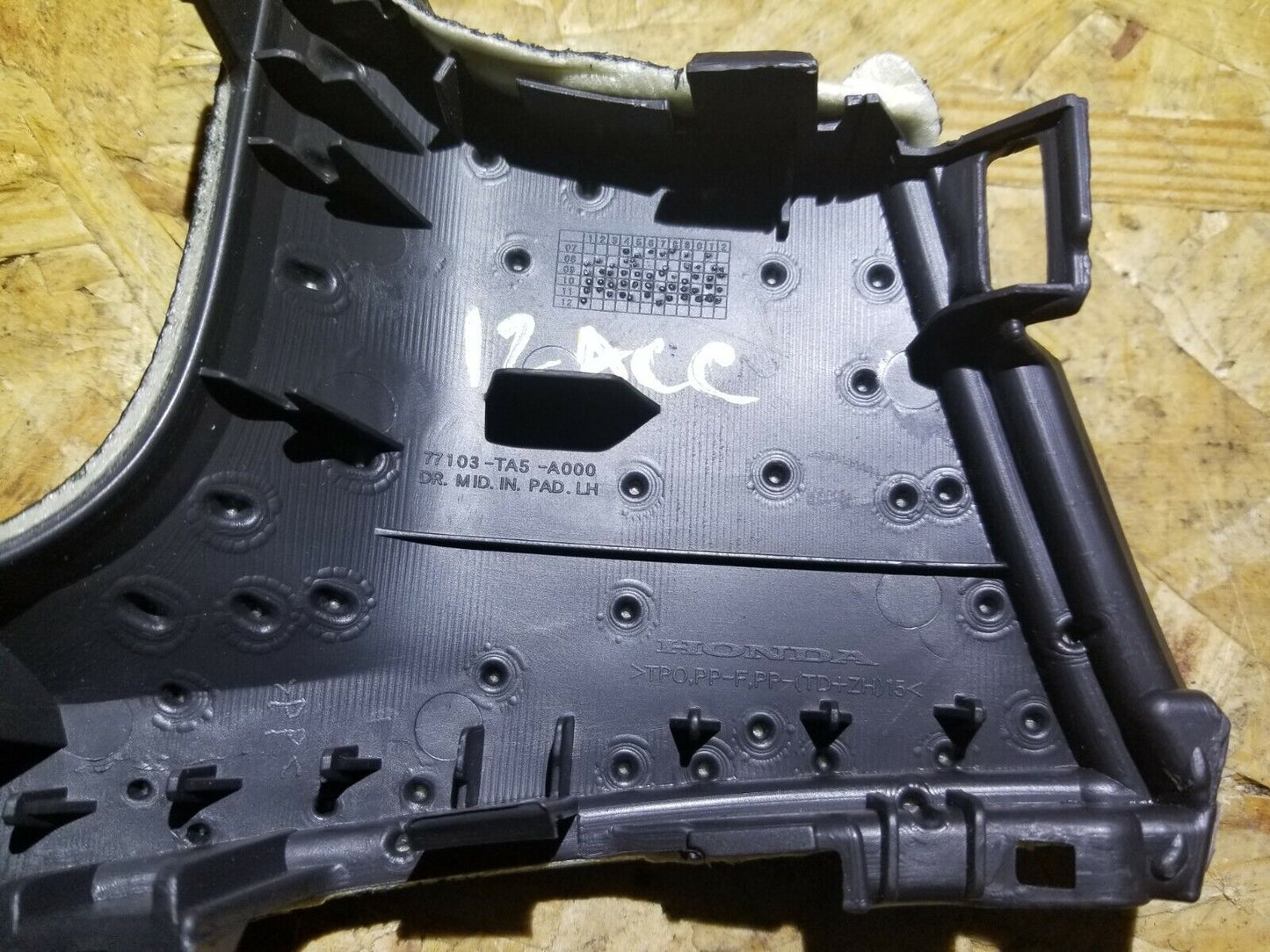 09 10 11 12 Honda Accord Dash Panel Left Driver Inner Cover Trim OEM 56k