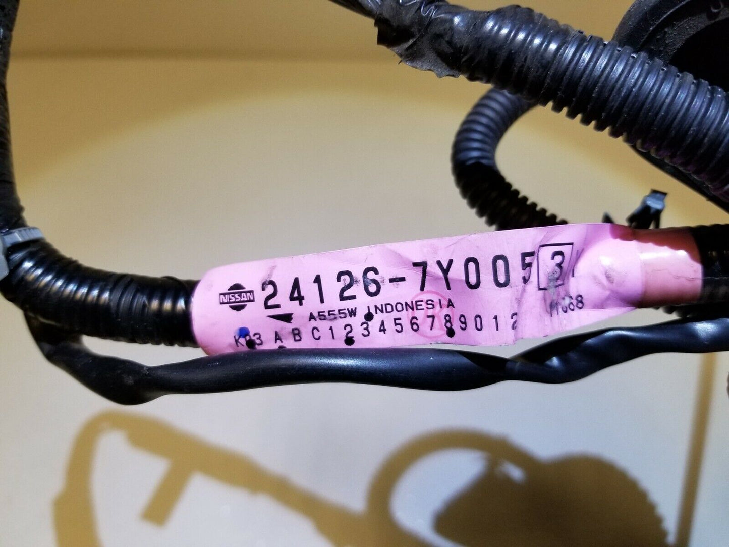 04 05 06 07 08 Nissan Maxima Rear Right Passenger Door Wire Harness OEM