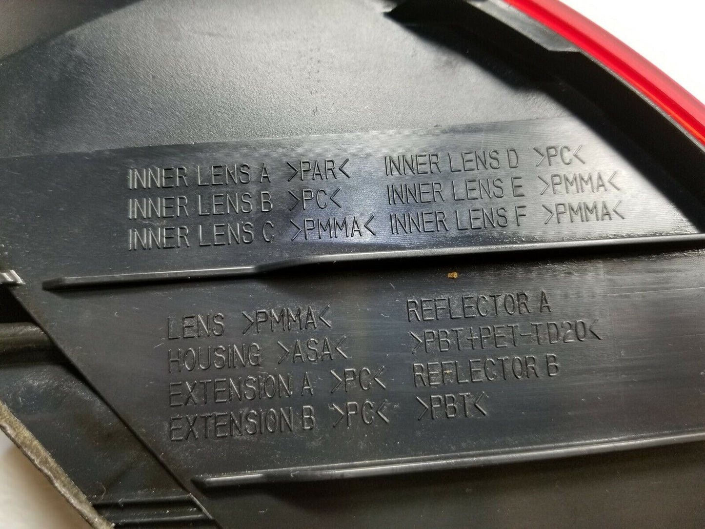 14 15 16 Mazda 3 Sdn Outer Tail Light Left Driver Side OEM 41k Miles