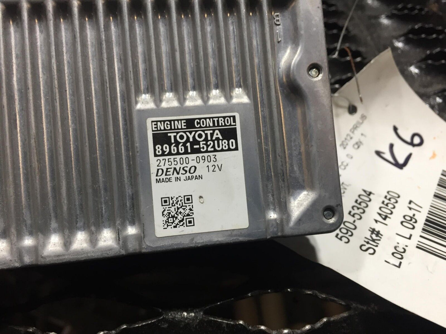 2012-2015 Toyota Prius 1.5l Engine Ecm Ecu Module OEM 89661-52u80 N18 15k
