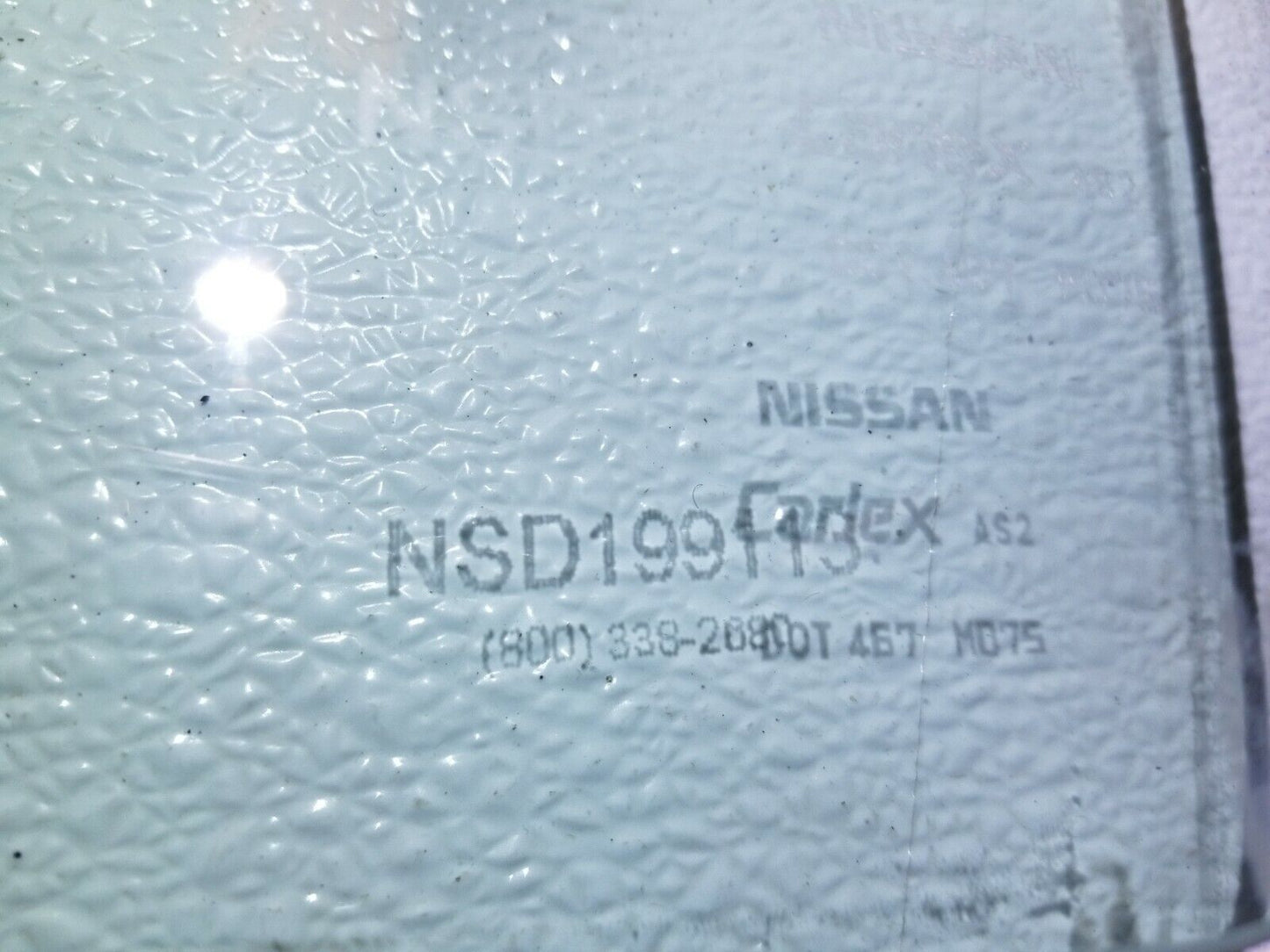 04 05 06 07 08 Nissan Maxima Rear Left Driver Door Window Glass OEM