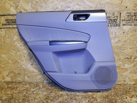 11 12 13 Subaru Forester Rear Door Trim Panel Left Driver Side OEM 33k