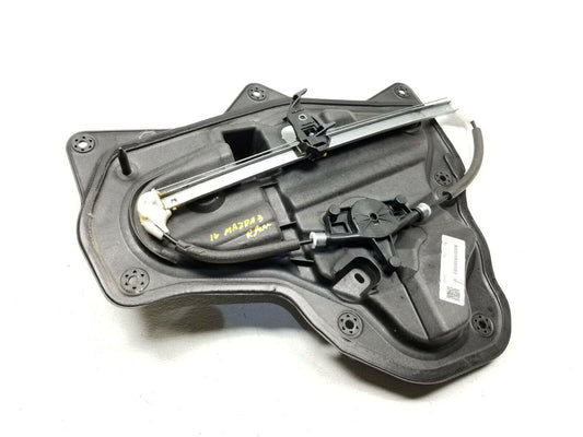 14 15 16 Mazda 3 Sdn Rear Right Pass Door Window Regulator Panel OEM 41k Miles