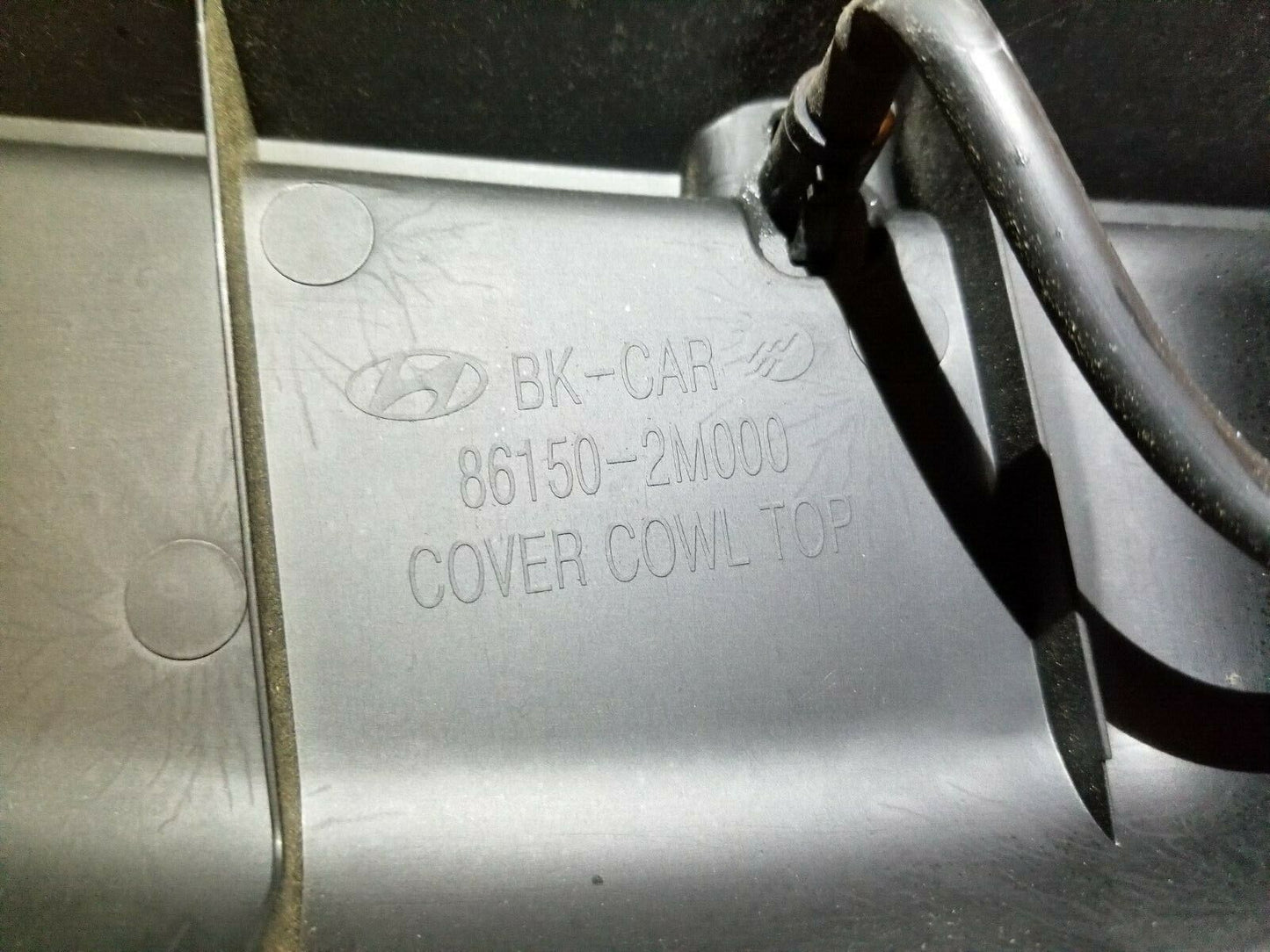 10 11 12 Hyundai Genesis Coupe Windshield Wiper Motor Cowl Trim Panel OEM