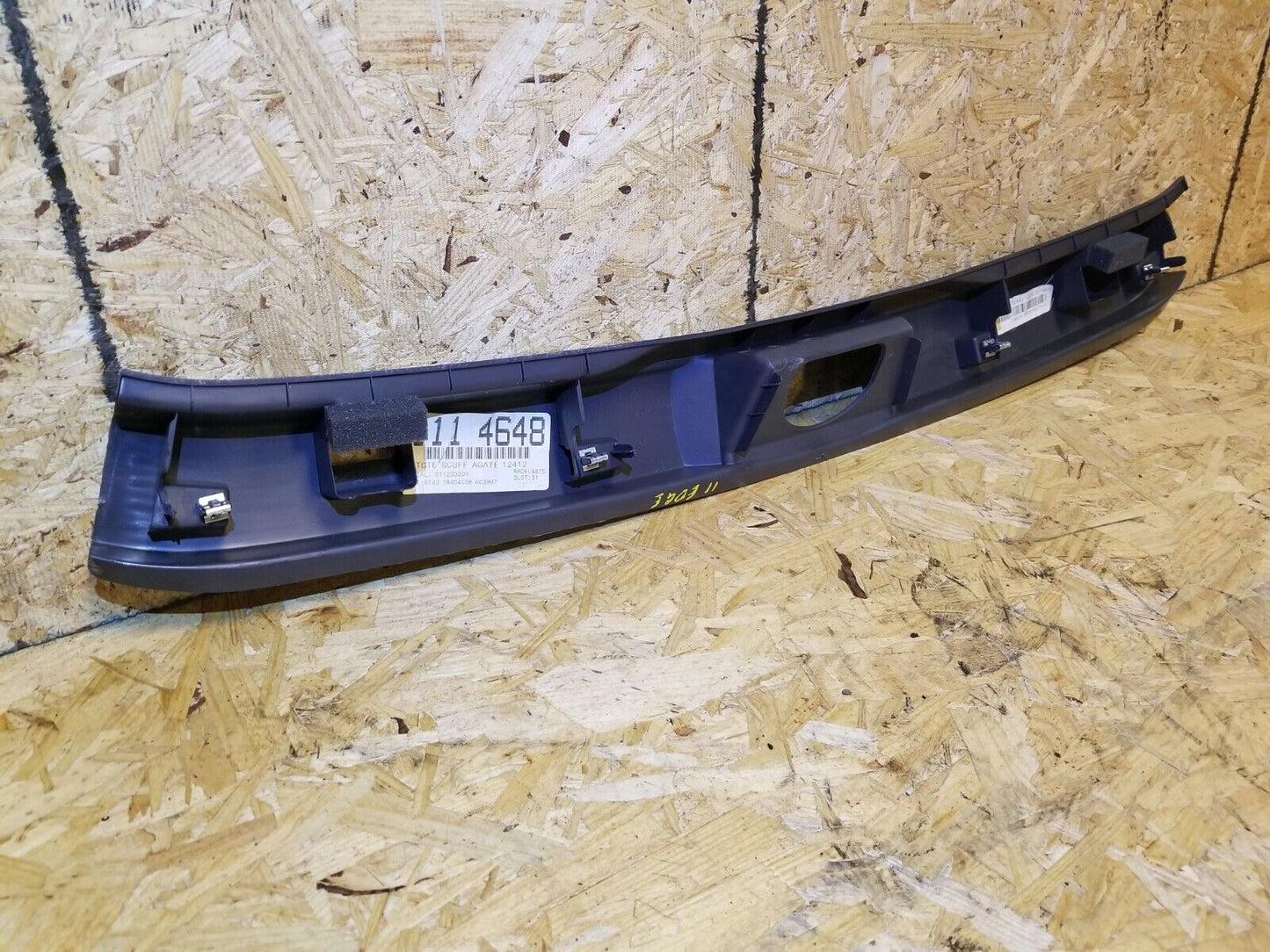 11 12 13 14 Ford Edge Trunk Scuff Sill Plate Trim 9t4378404c08 OEM