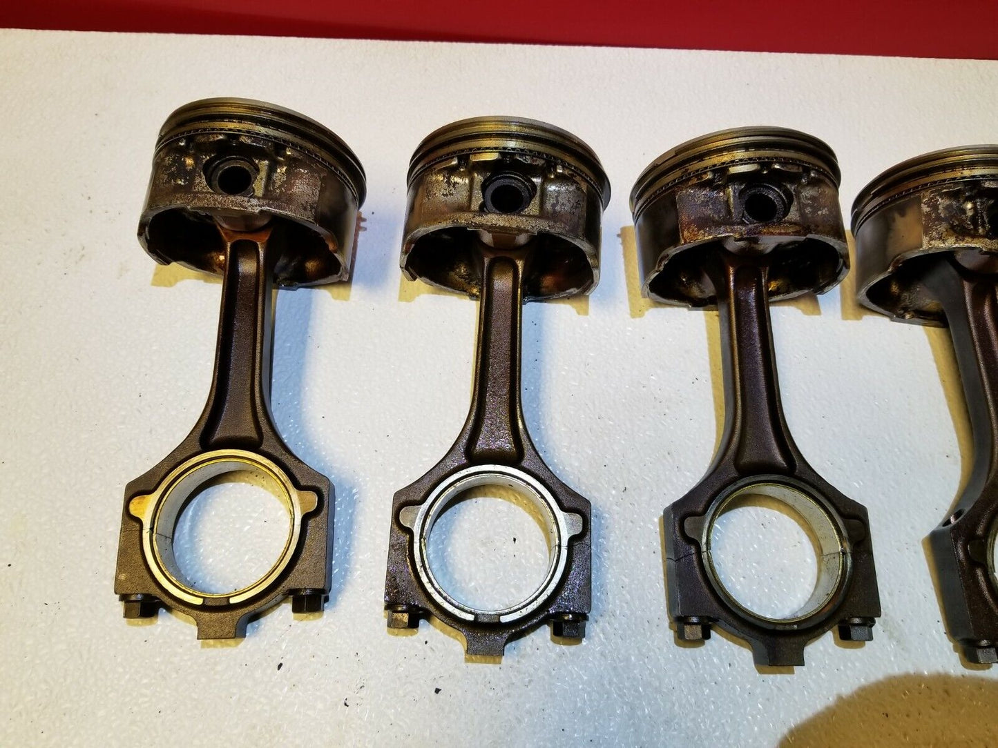05 06 07 08 Jaguar X-type 3.0l Connecting Rod W/ Piston - Std 6pcs OEM 86k Miles