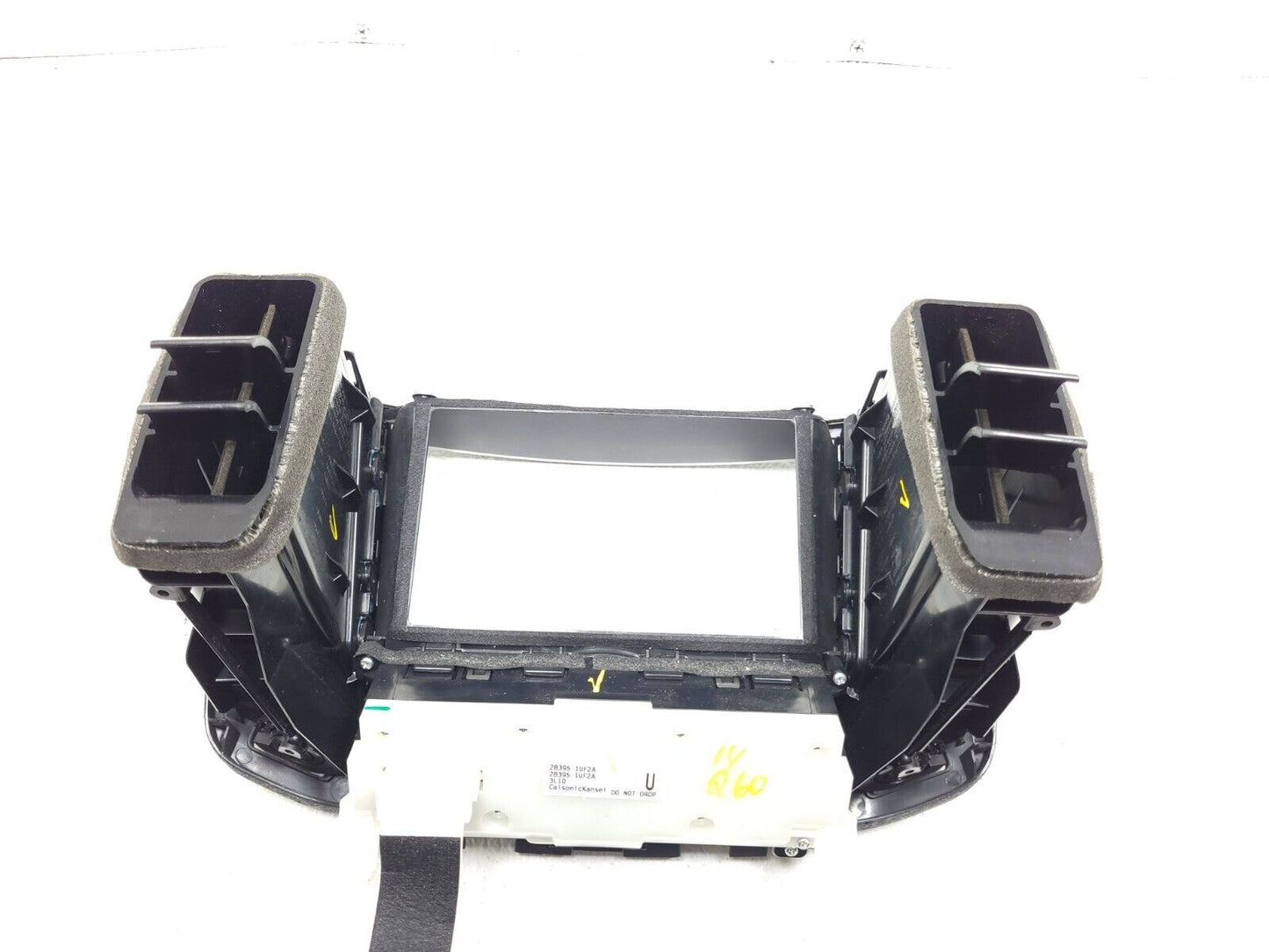 2014 2015 Infiniti Q60 Dash Navi Screen Trim W/control Switch Panel  AC Vent OEM